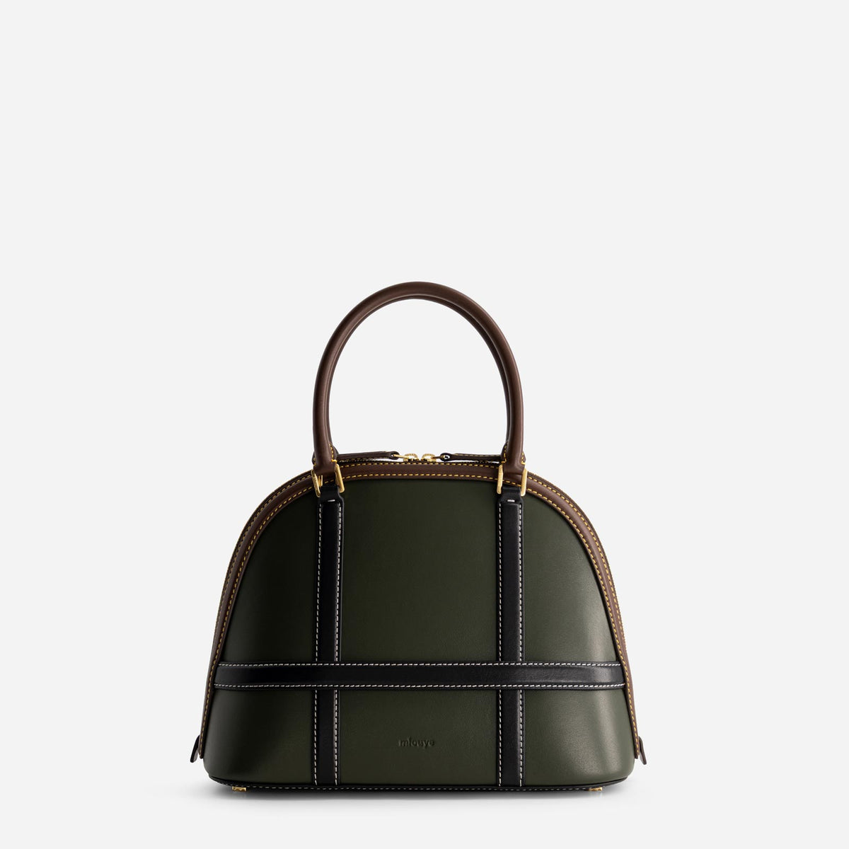 Model 12 leather bag in Hunter Green