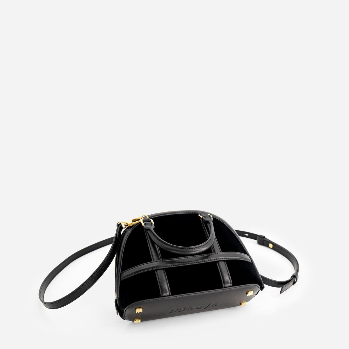 12 Mini bag in Velvet Black