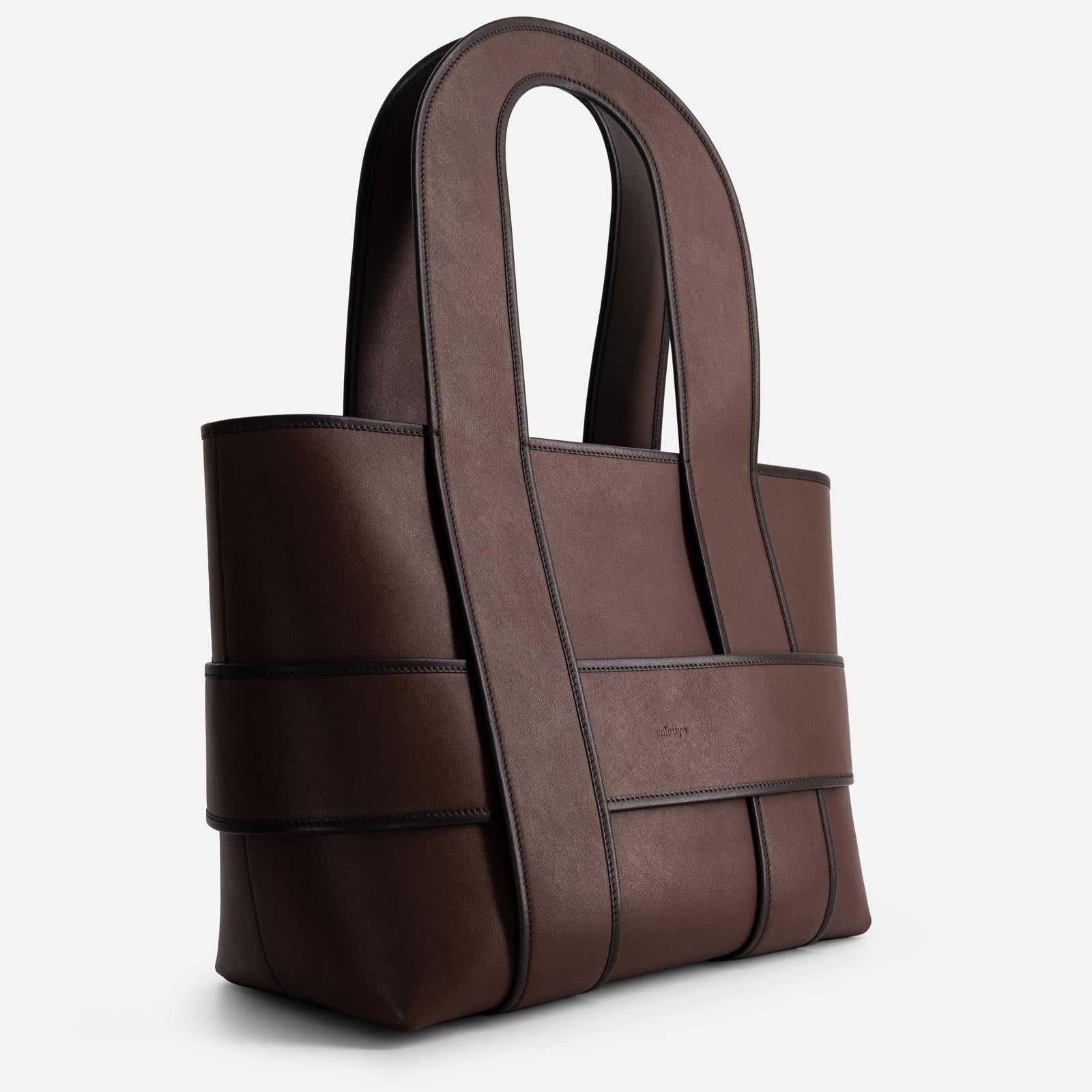 Checker Tote XL - Espresso
