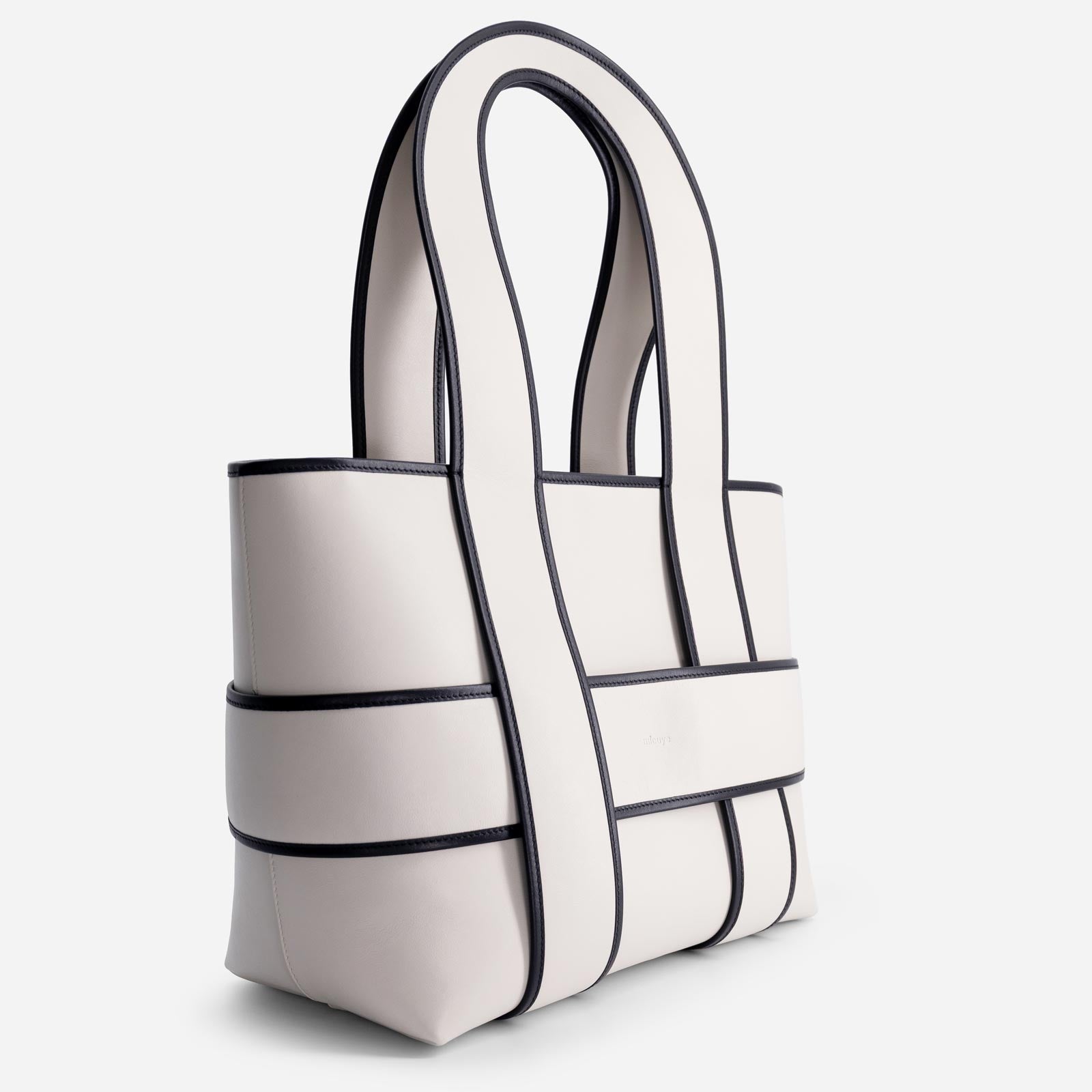 Checker Tote XL - Off White