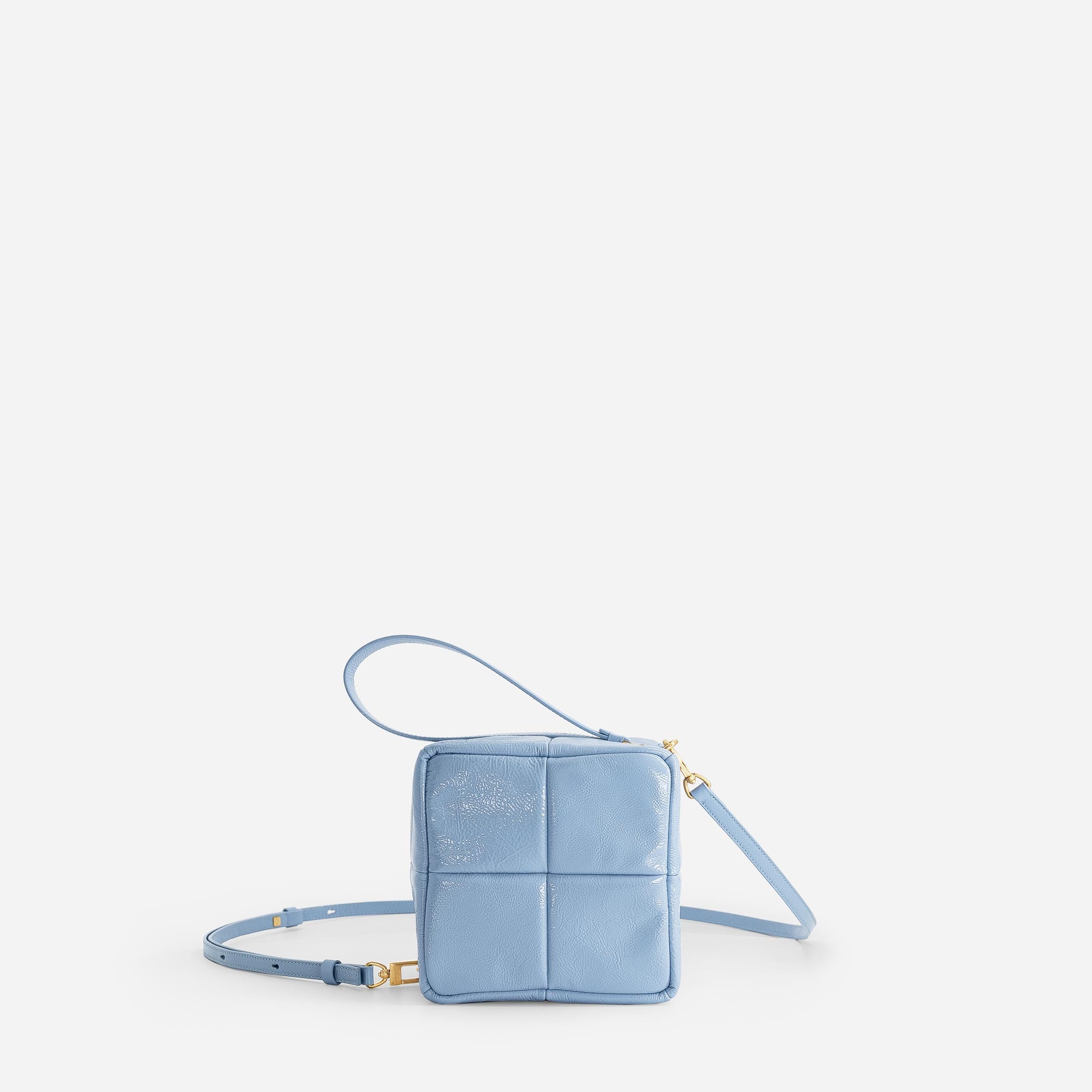 Grid Clutch - Mermaid Blue