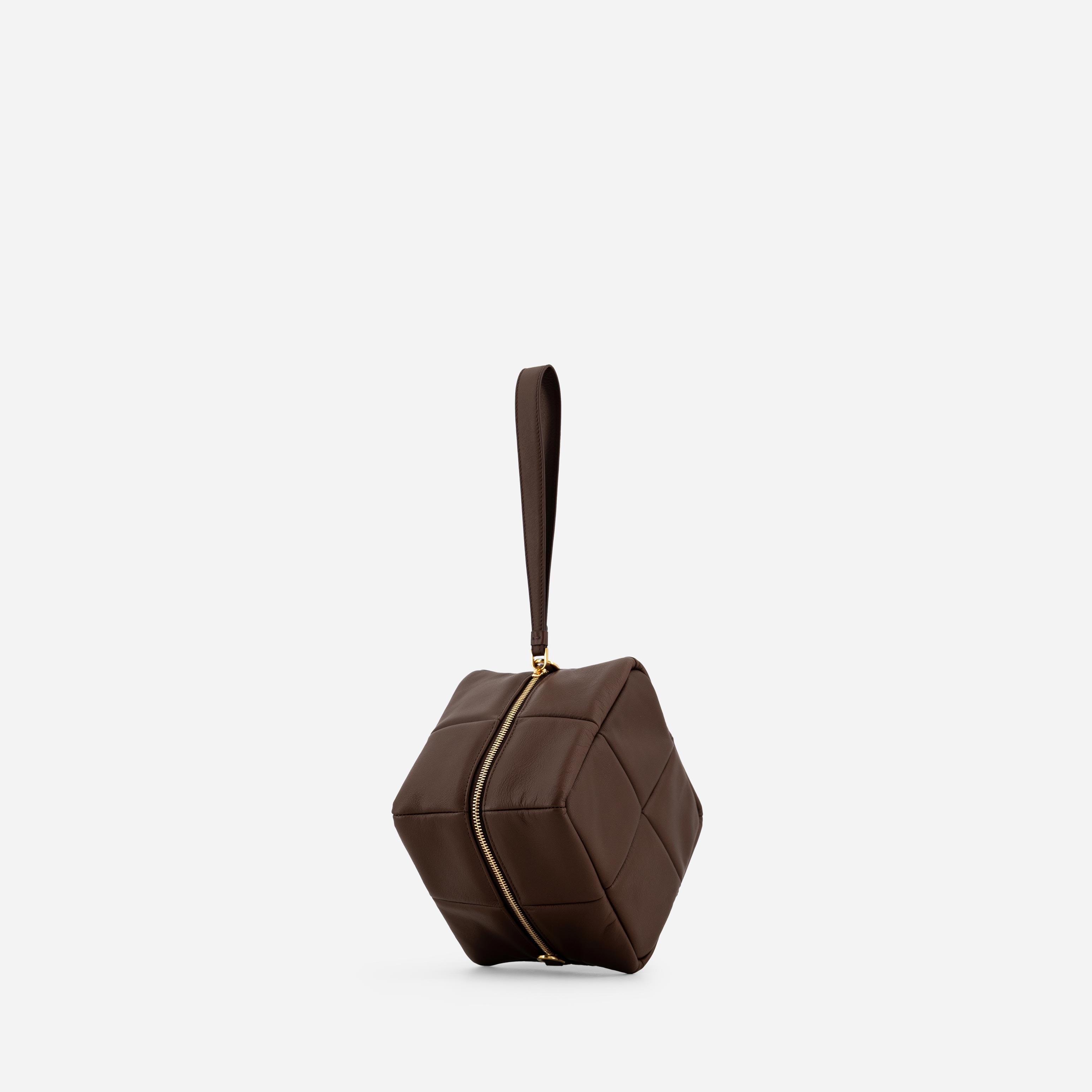 Grid Clutch - Espresso