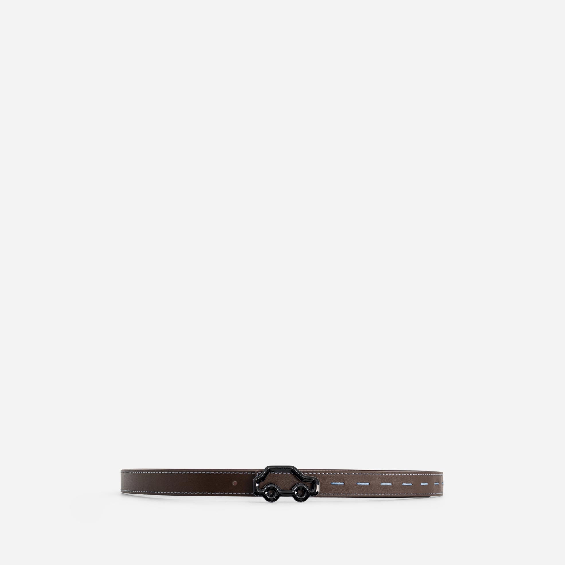 "Hit the Road" Belt - Espresso & Bordeaux