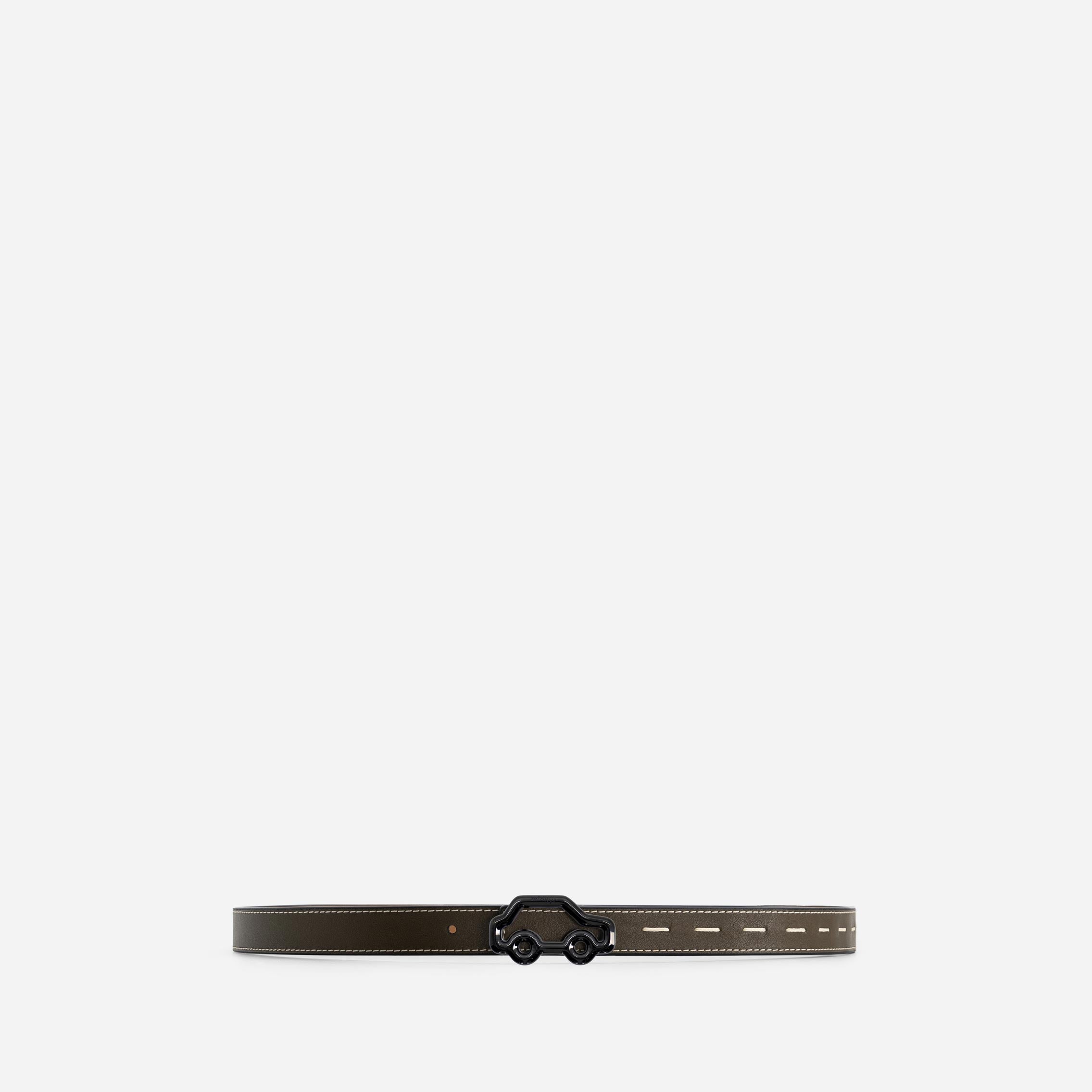 "Hit the Road" Belt - Truffle Green & Canyon