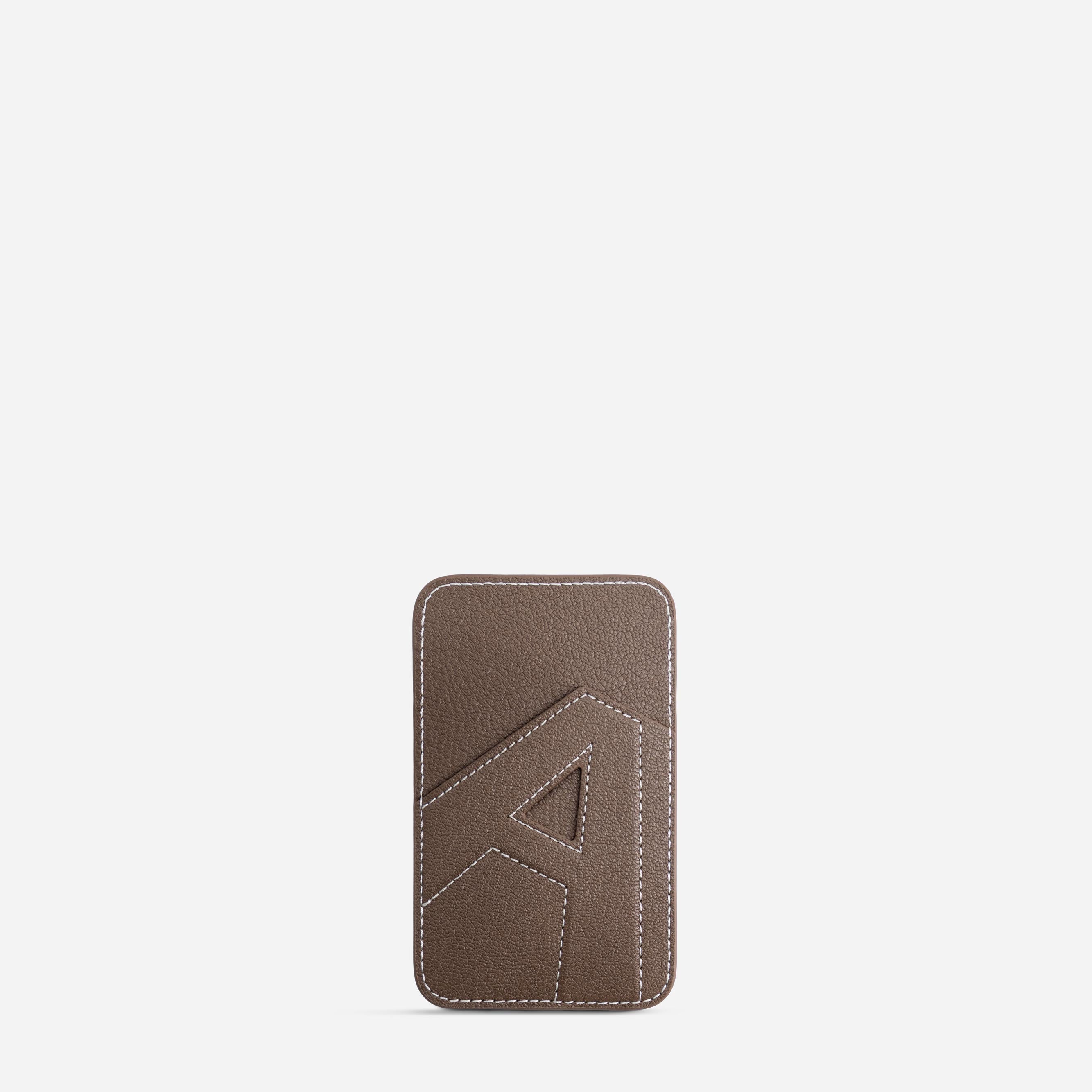 Cardholder A - Chèvre Etoupe