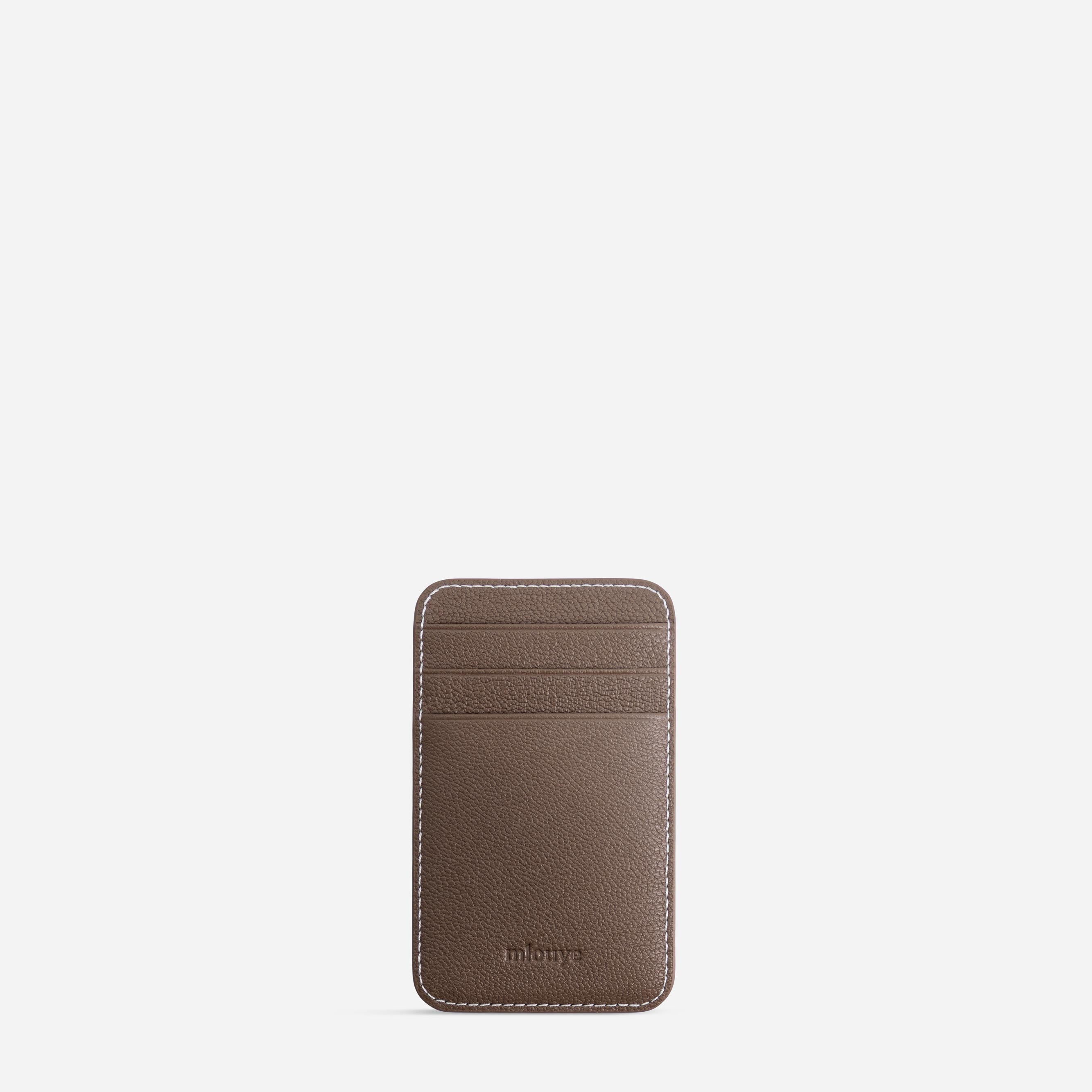 Cardholder F - Chèvre Etoupe