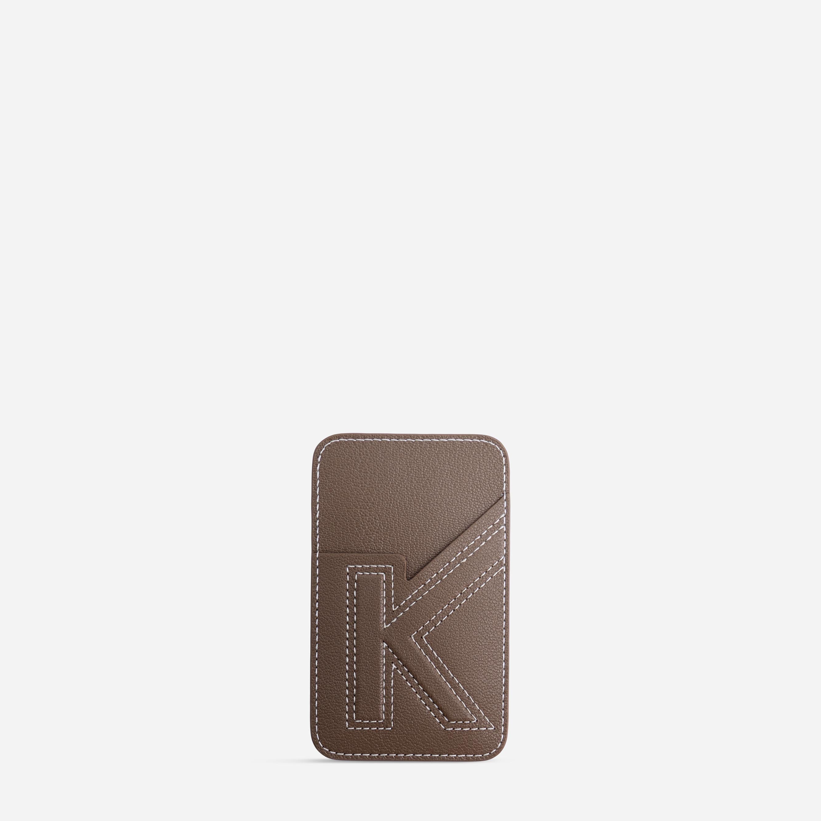 Cardholder K - Chèvre Etoupe