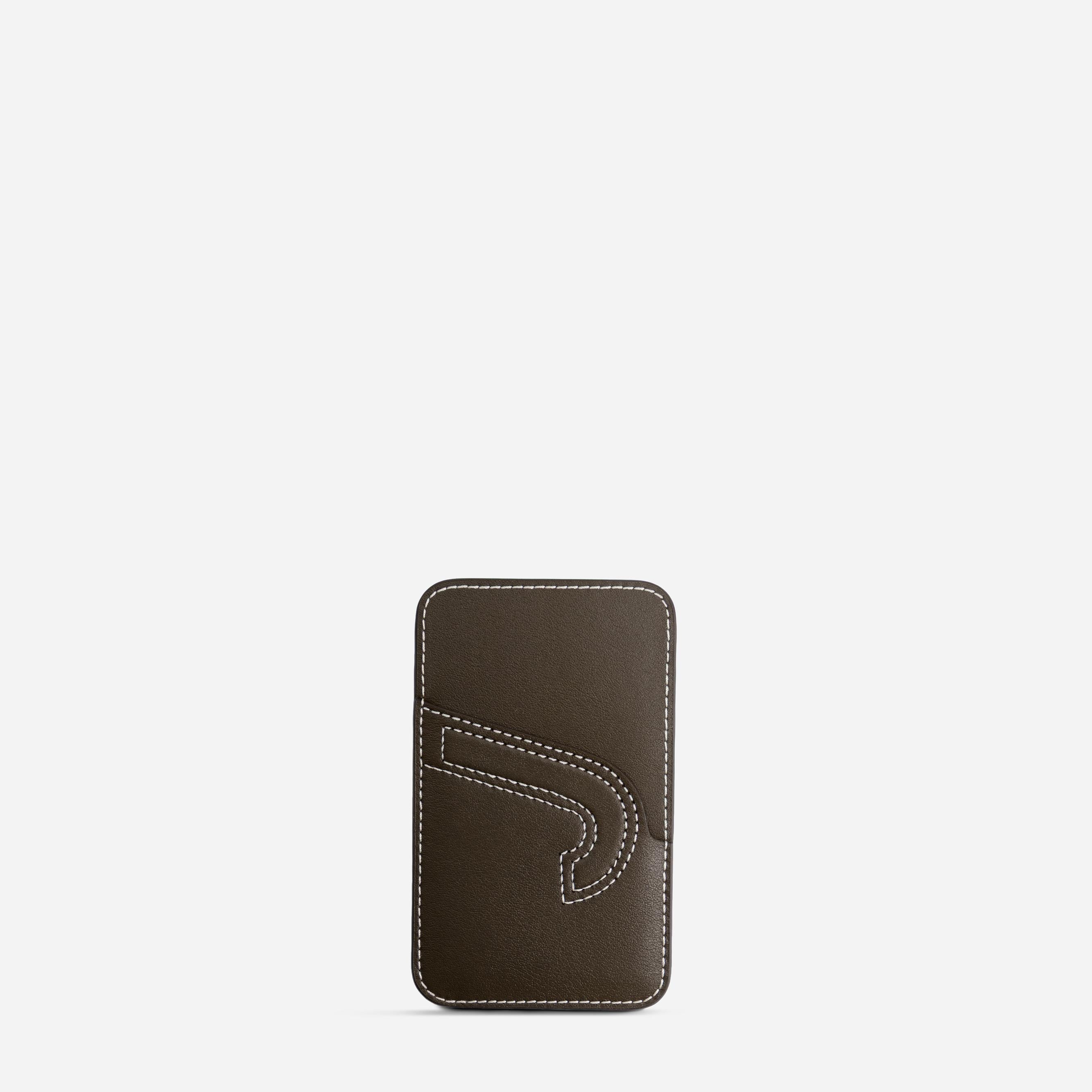 Cardholder J - Truffle Green