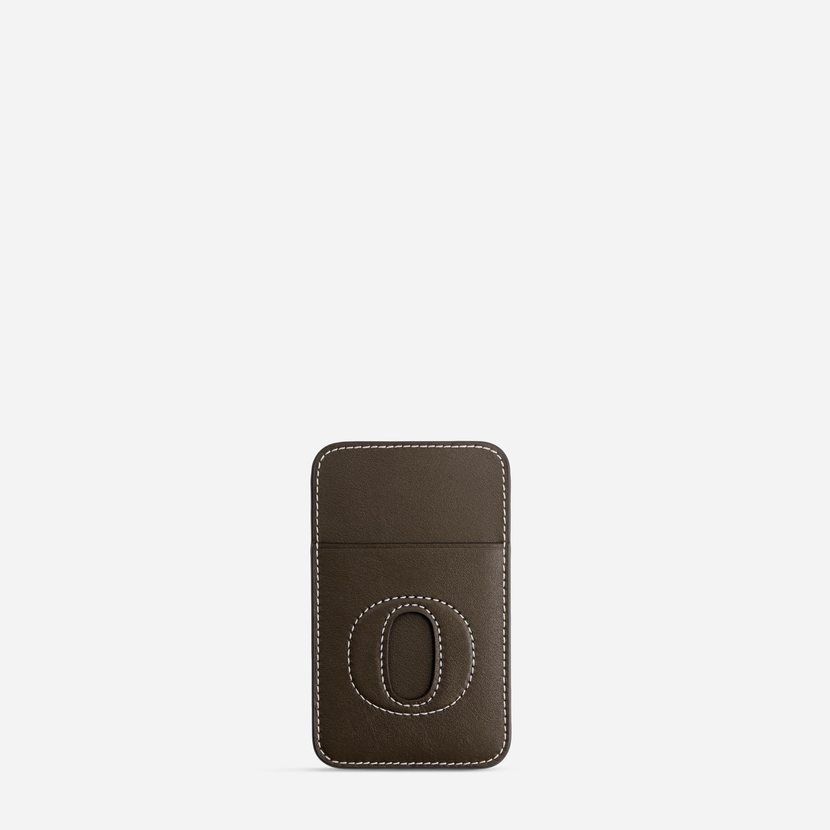 Cardholder O - Truffle Green
