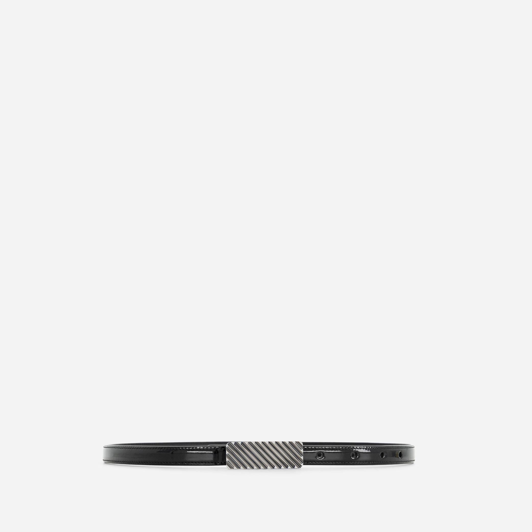 Isla Belt - Patent Black