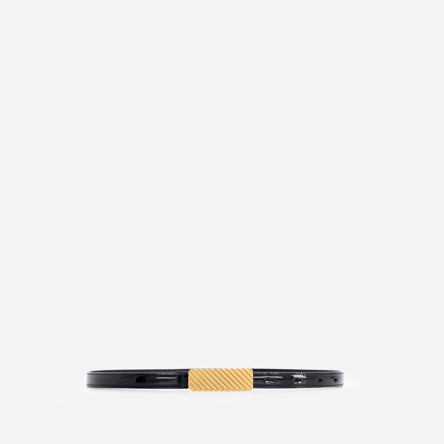 Isla Belt - Patent Black