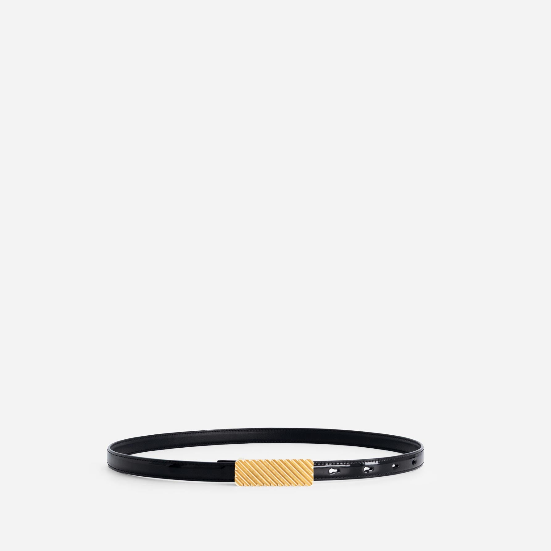 Isla Belt - Patent Black