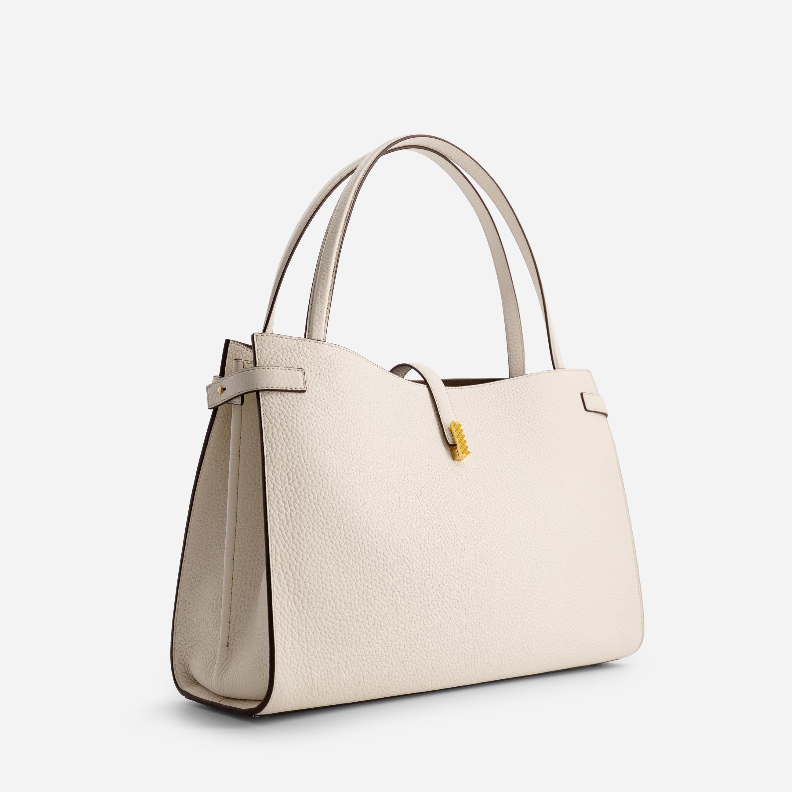 Isla Tote - Grained Cream