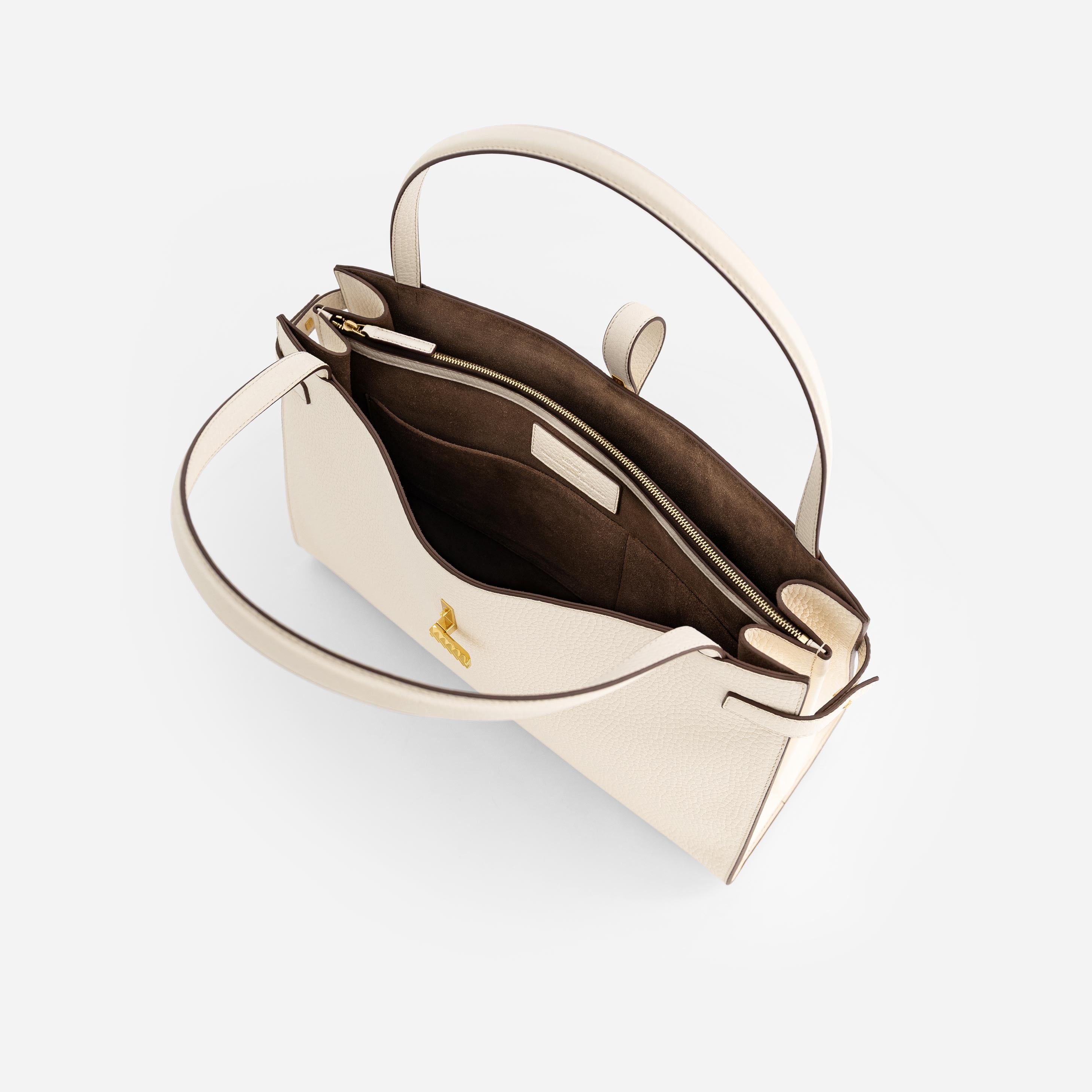 Isla Tote - Grained Cream