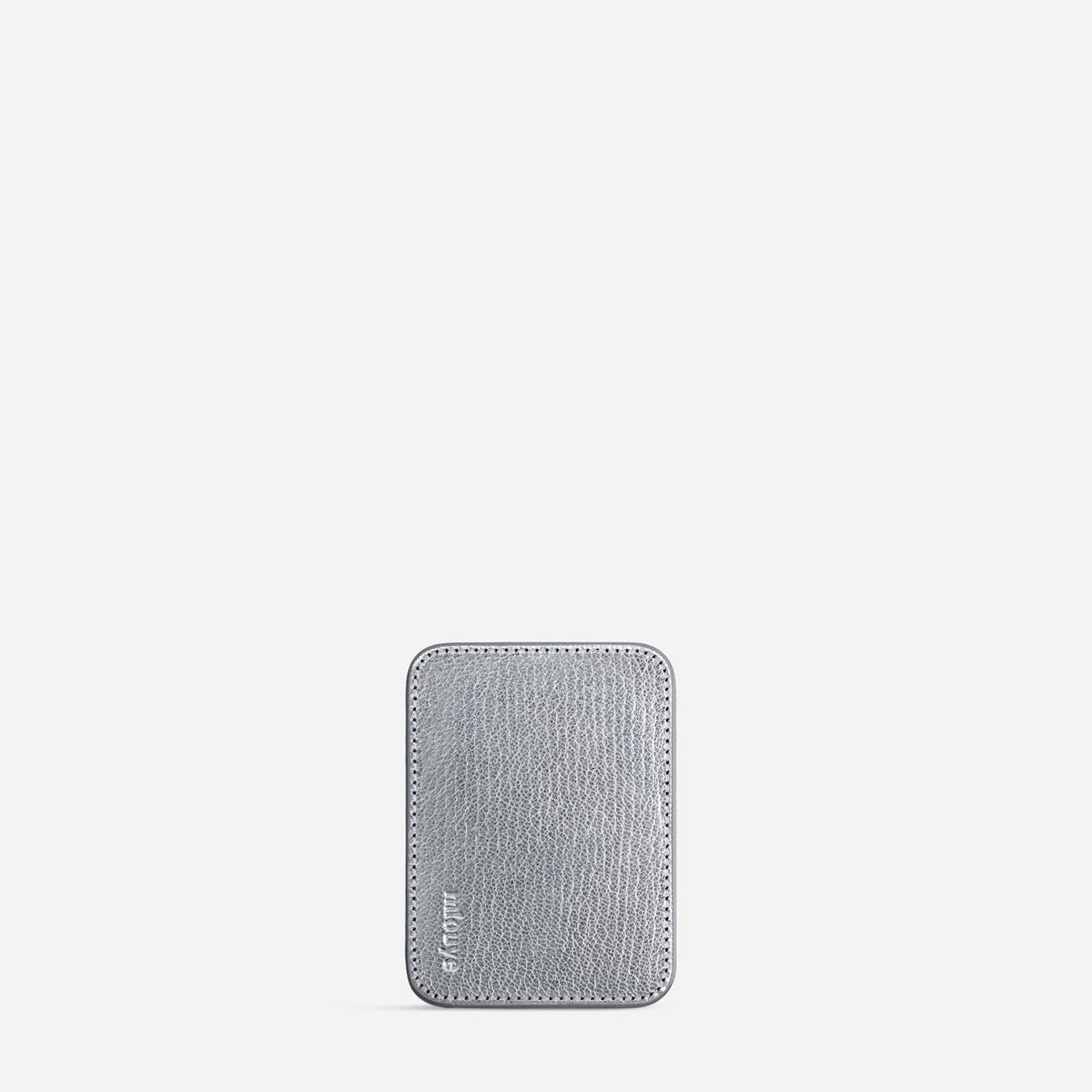 MagSafe cardholder in Metallic Silver, back