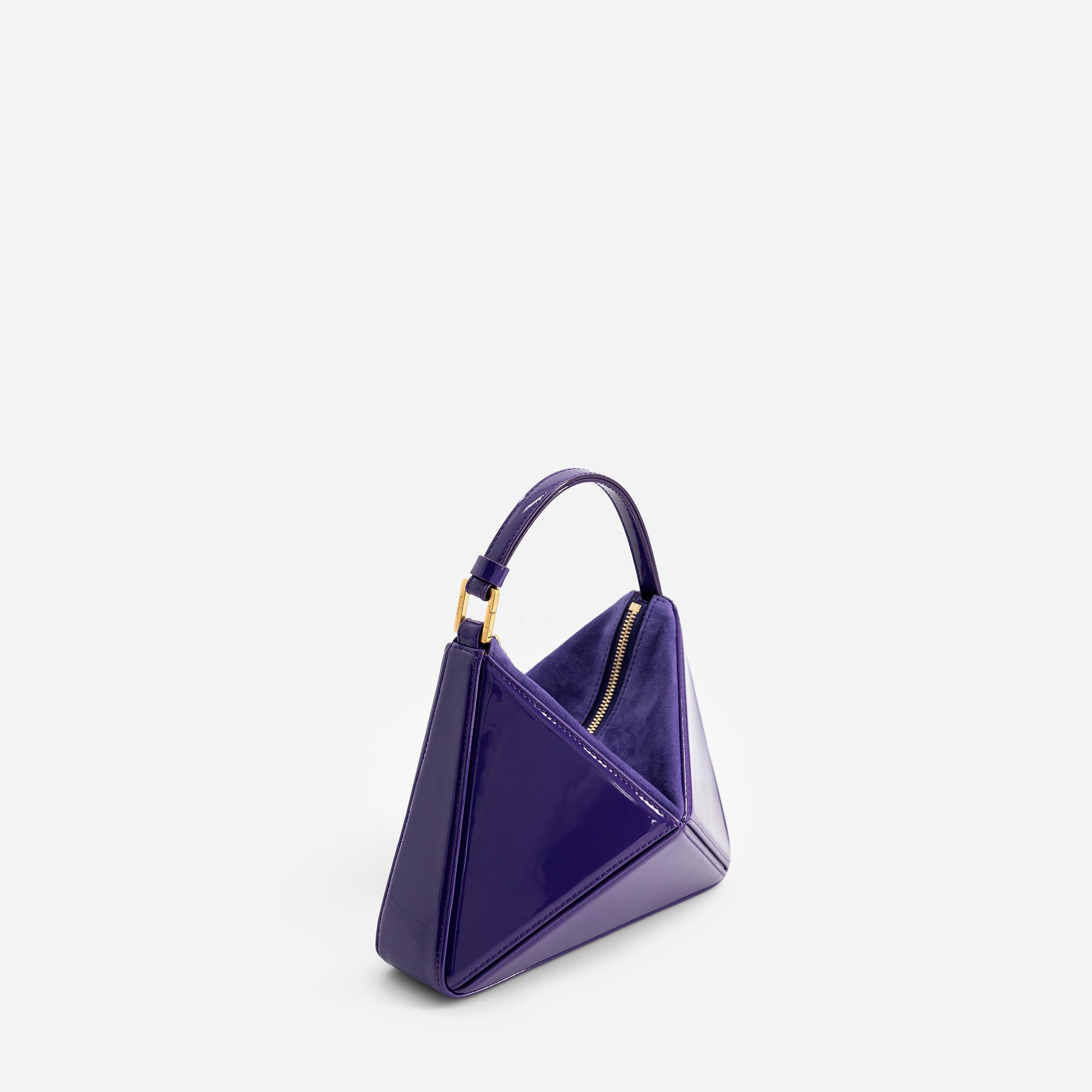 Mini Flex Bag - Patent Purple