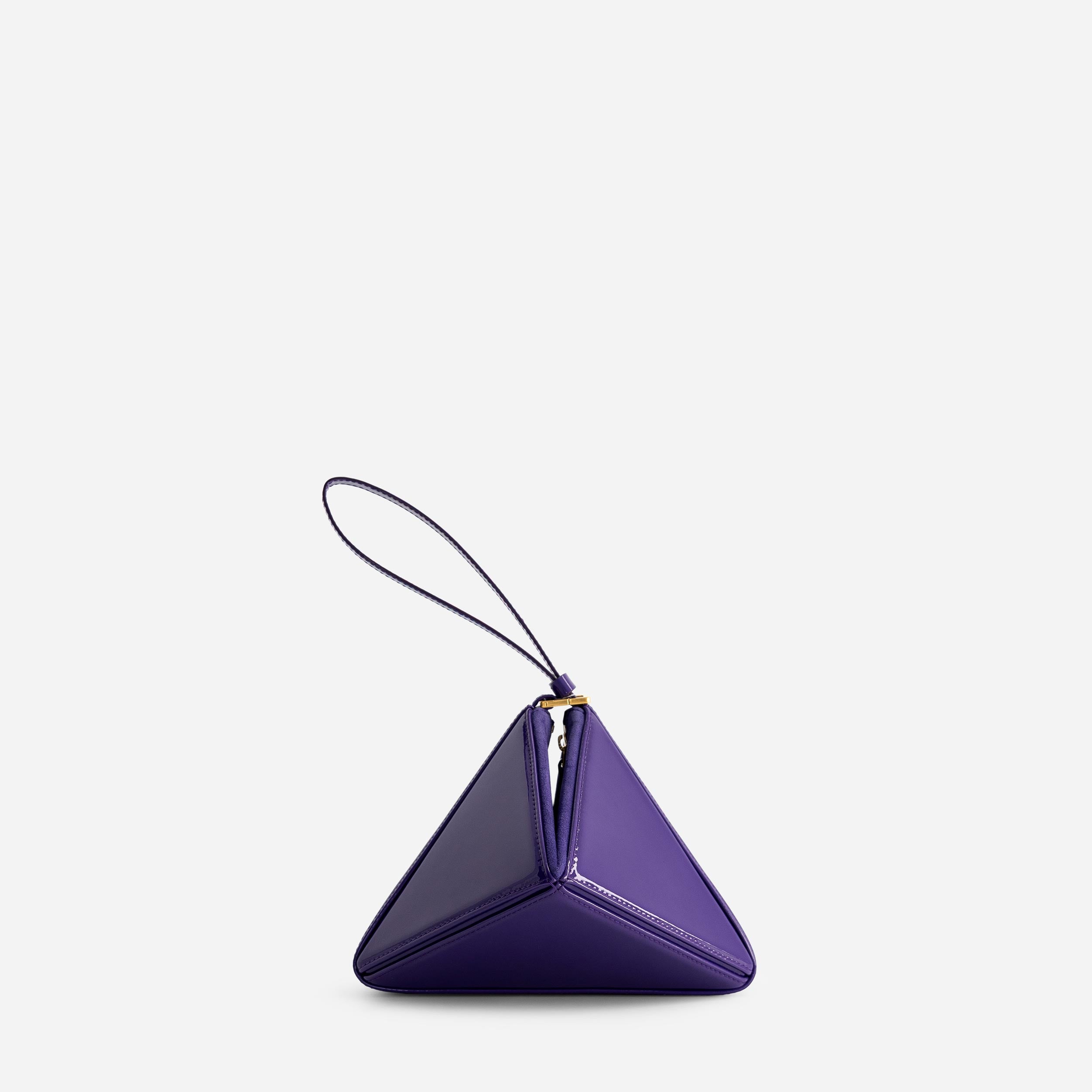 Mini Flex Bag - Patent Purple