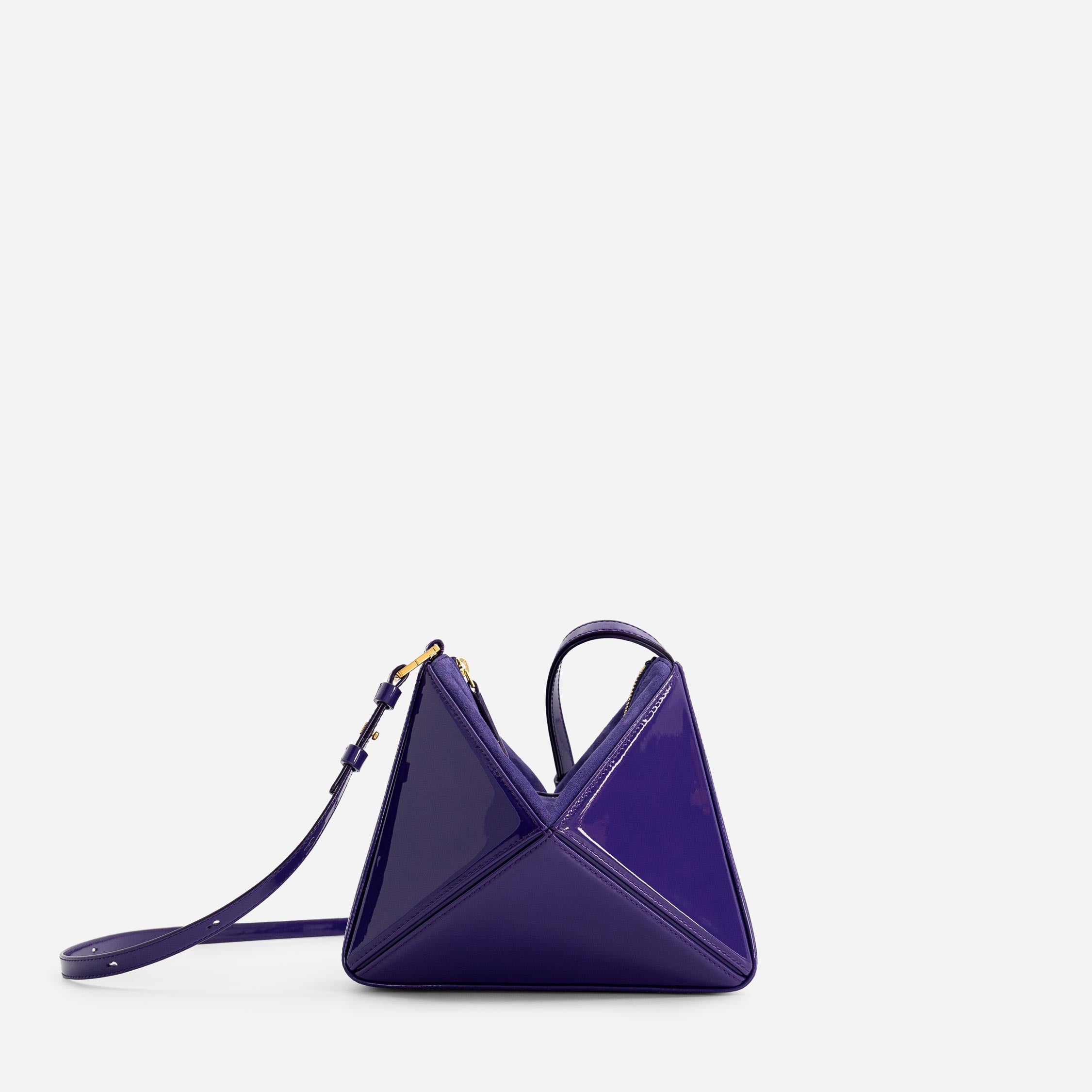 Mini Flex Bag - Patent Purple