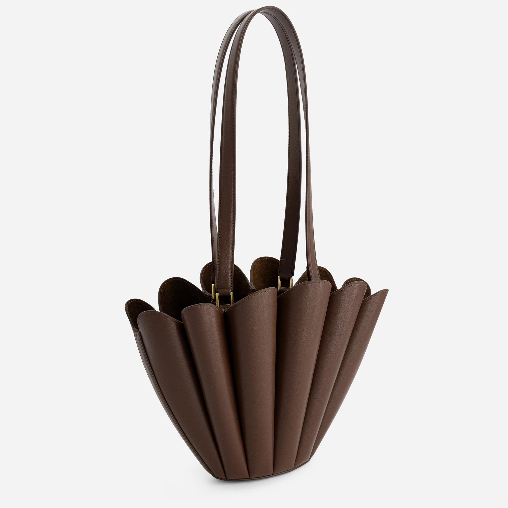 Mini Seashell Tote - Espresso