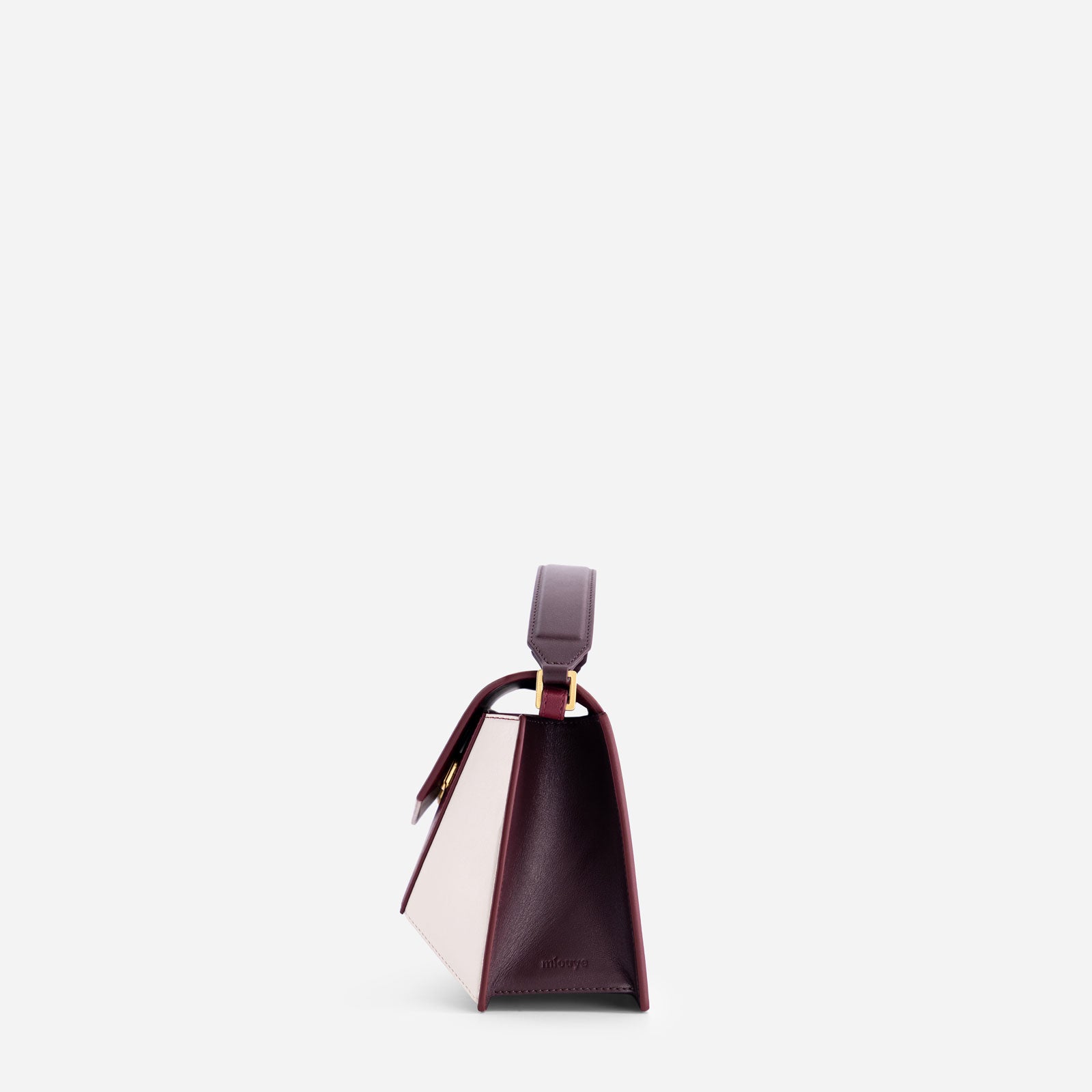 Naomi - Bordeaux&Off White