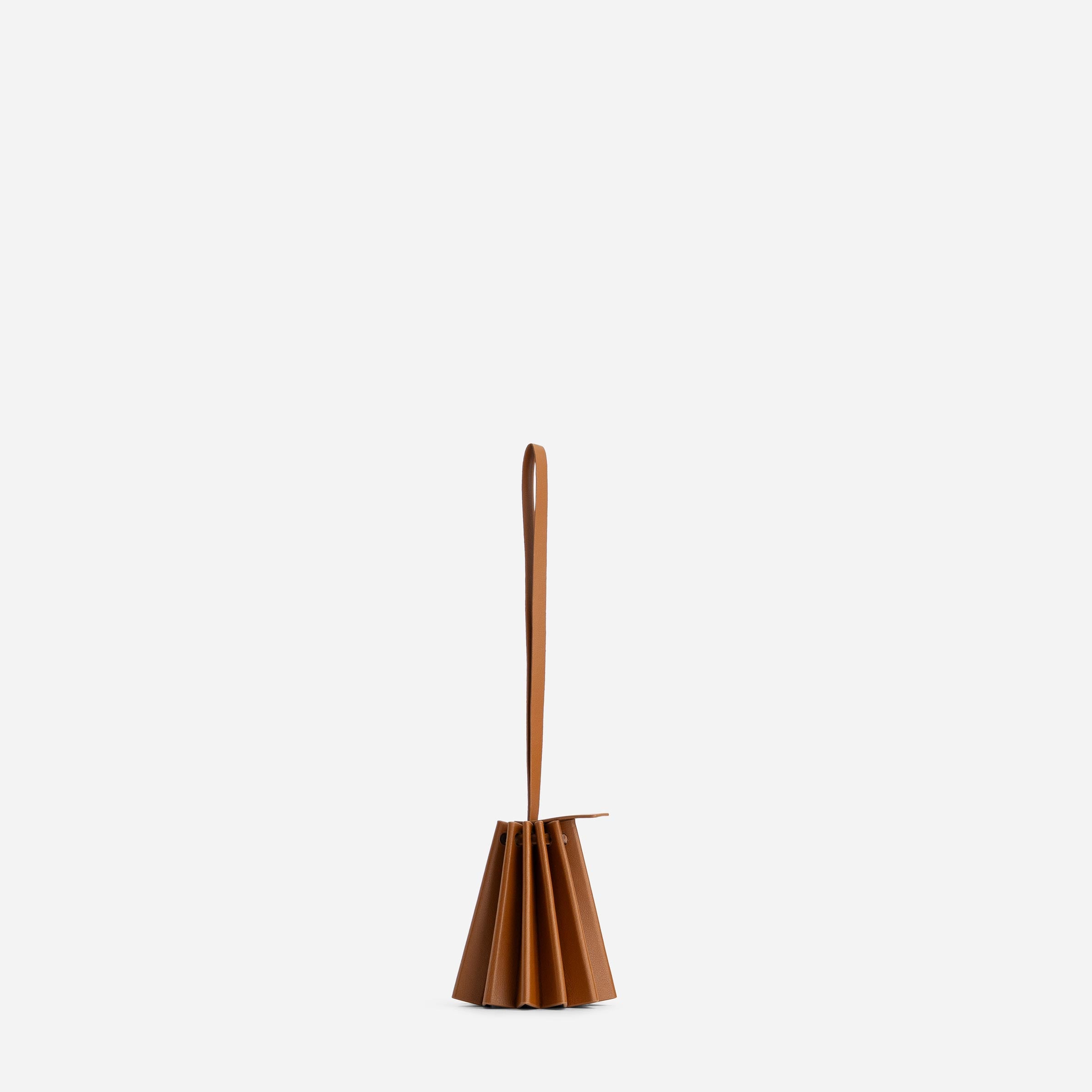 Pleated Keyholder - Tan