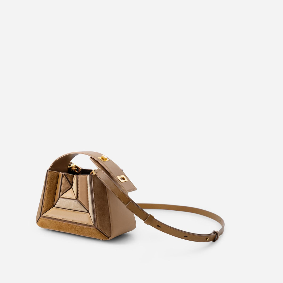 Sera Mia bag in Suede Milky