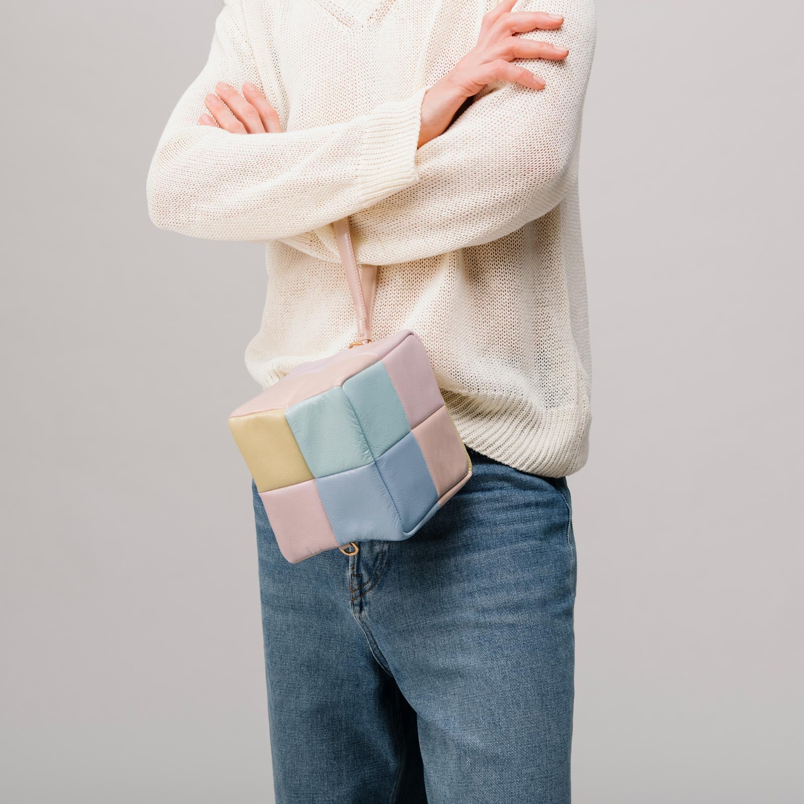 Grid Clutch - Naplak Bordeaux