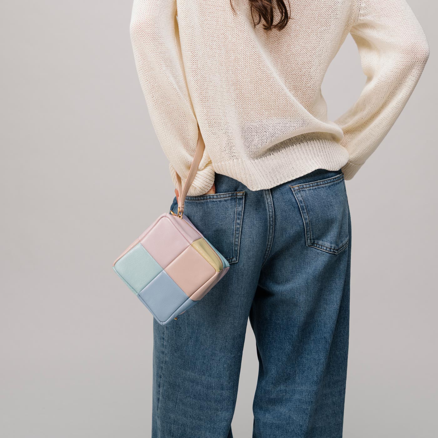 Grid Clutch - Mermaid Multicolor