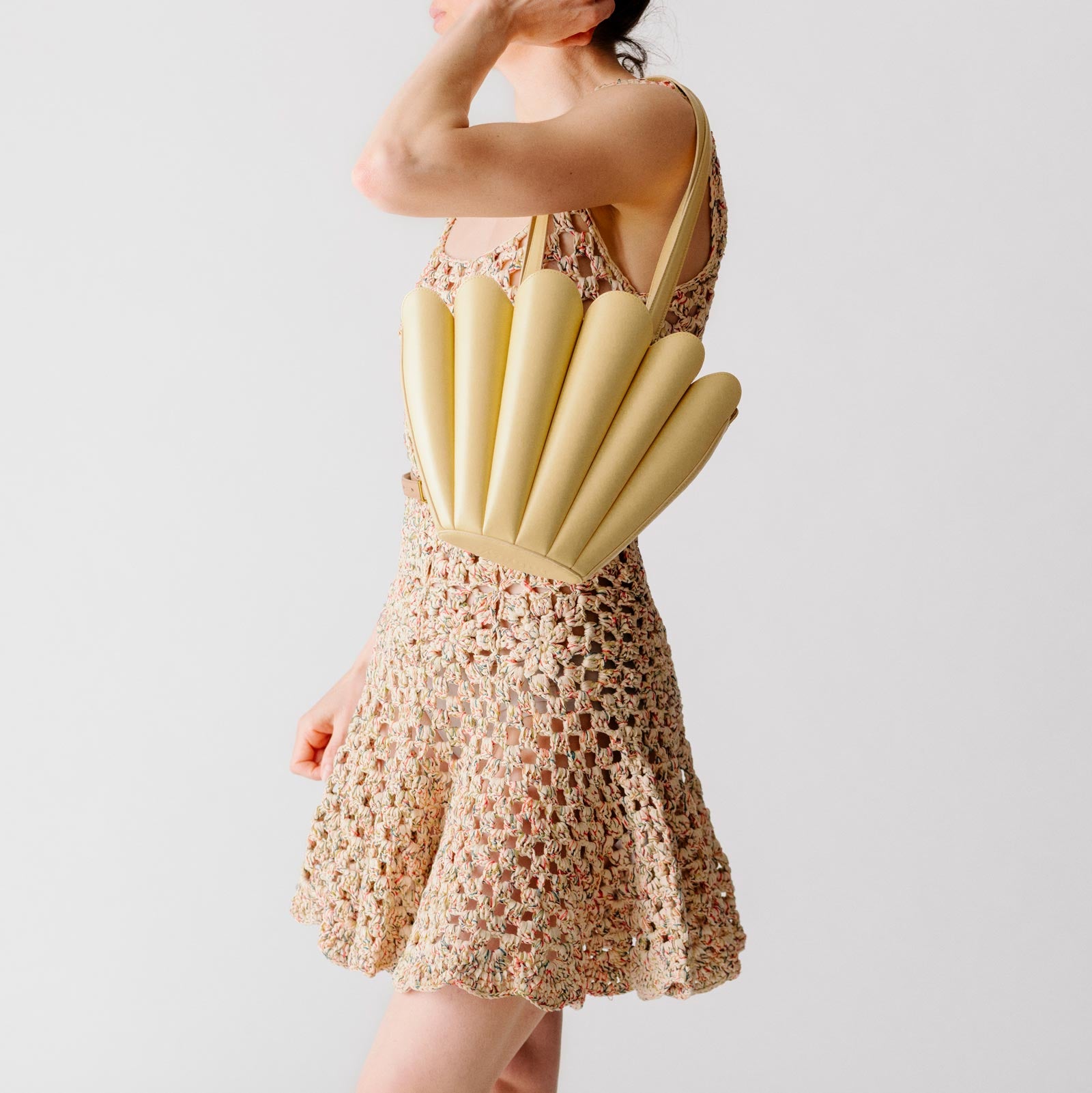 Mini Seashell Tote - Butter