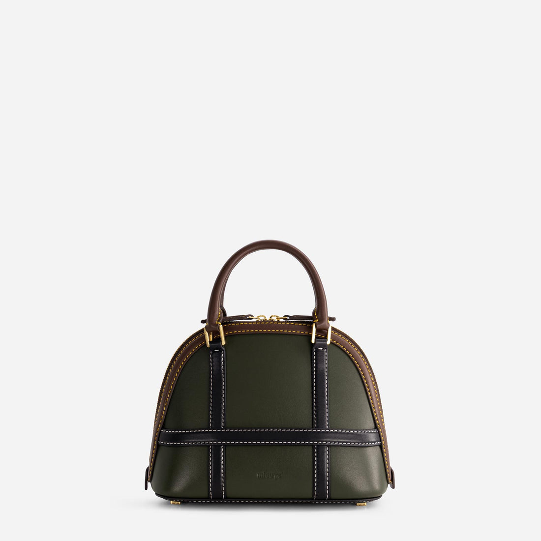 12 Mini leather bag in Hunter Green
