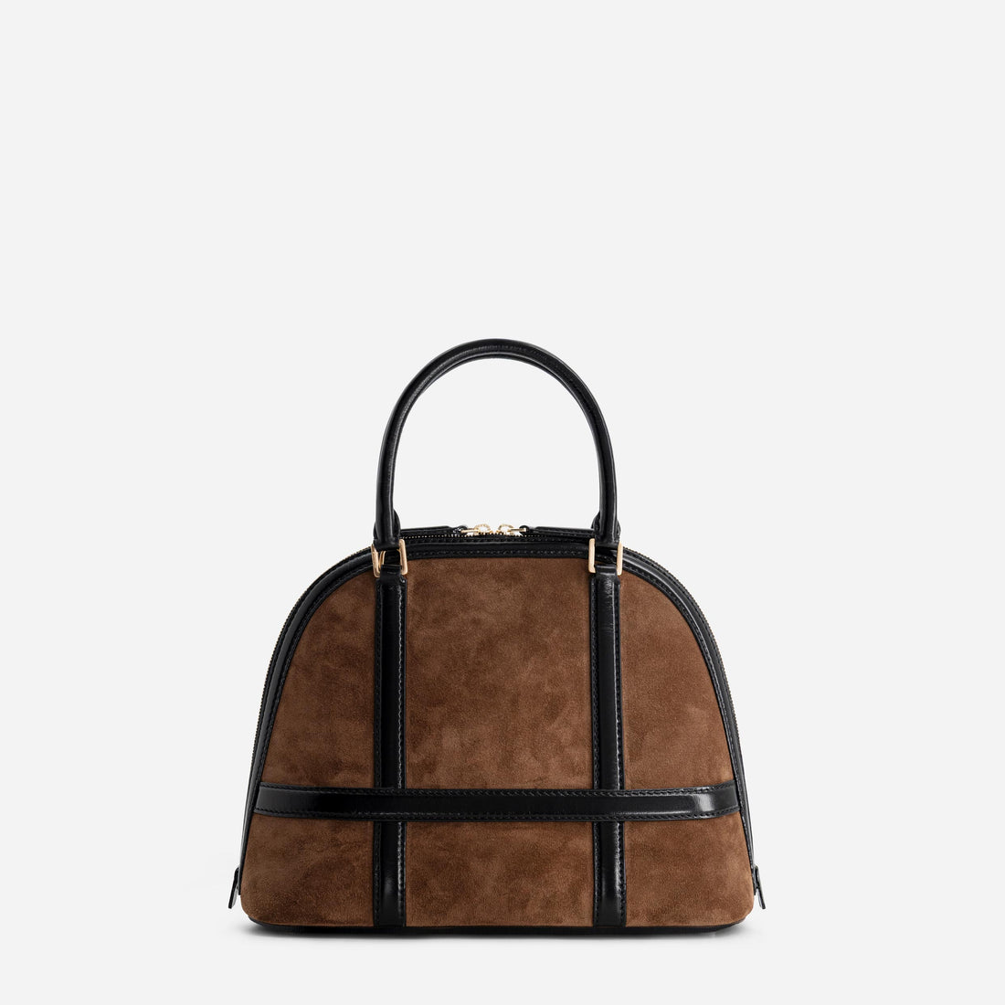 Model 12 bag in Suede Espresso