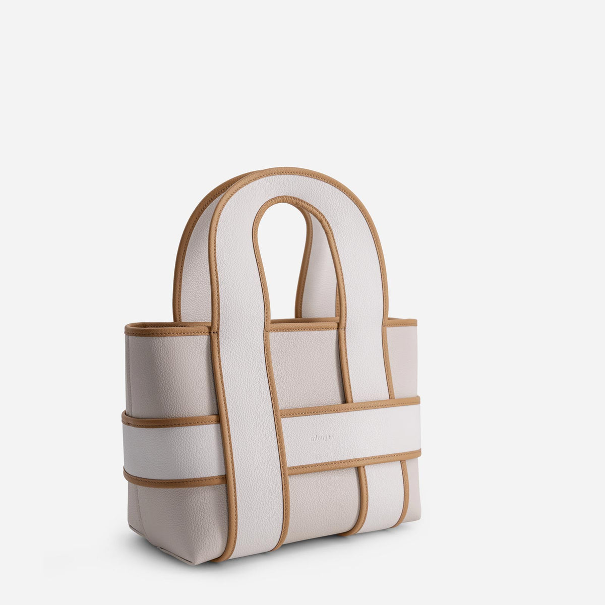 Checker Tote - Milky