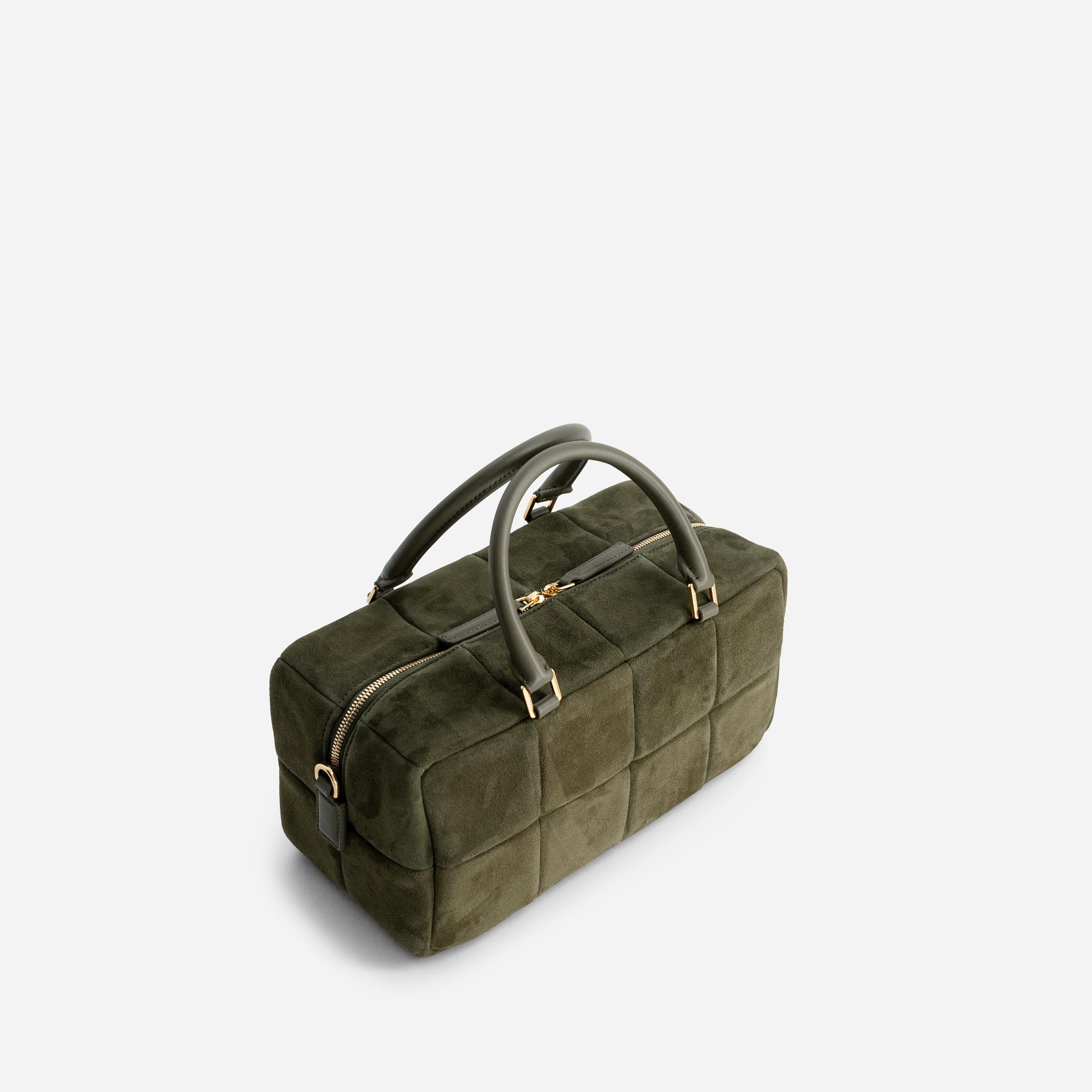 Grid - Suede Khaki