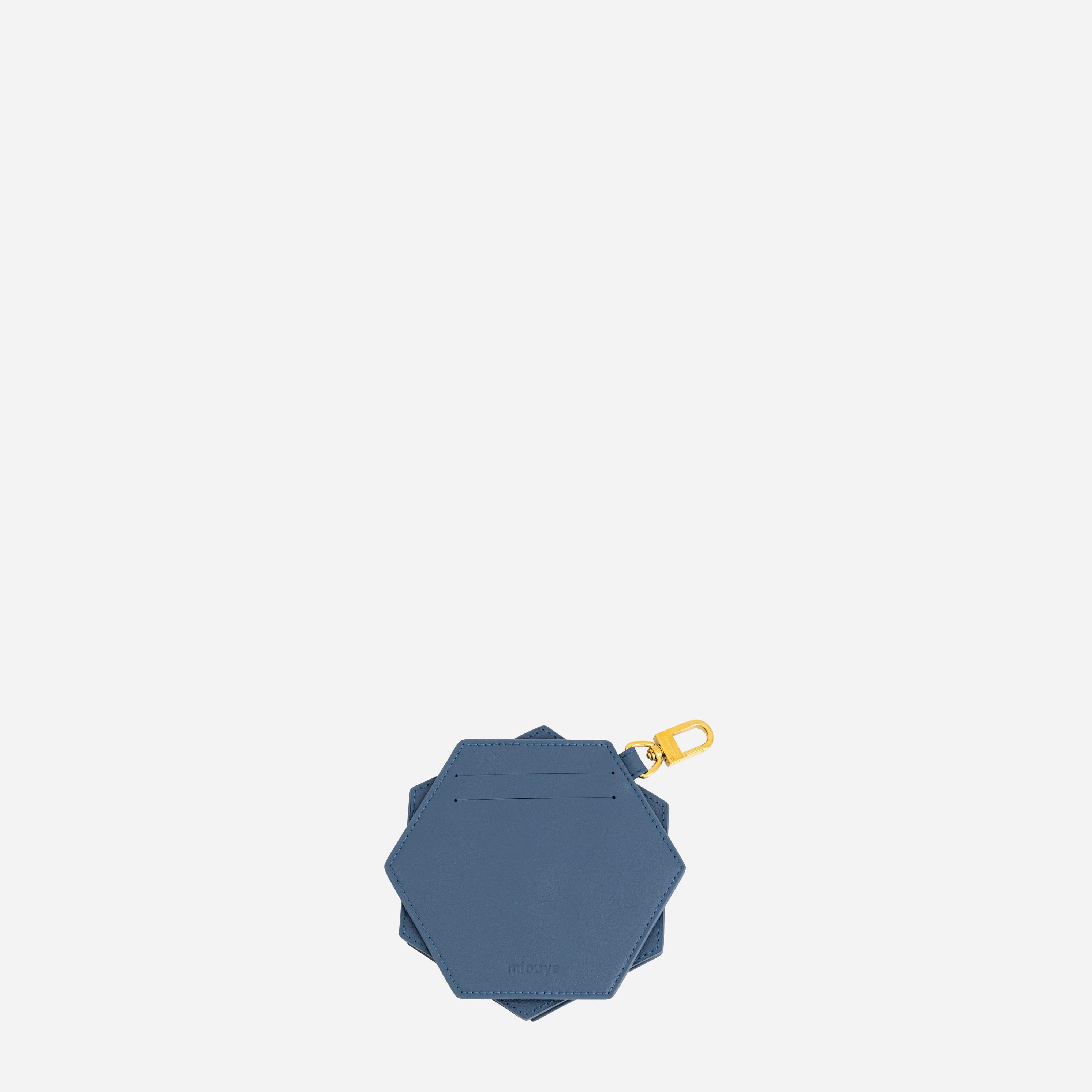 Hexagon Charm - Denim