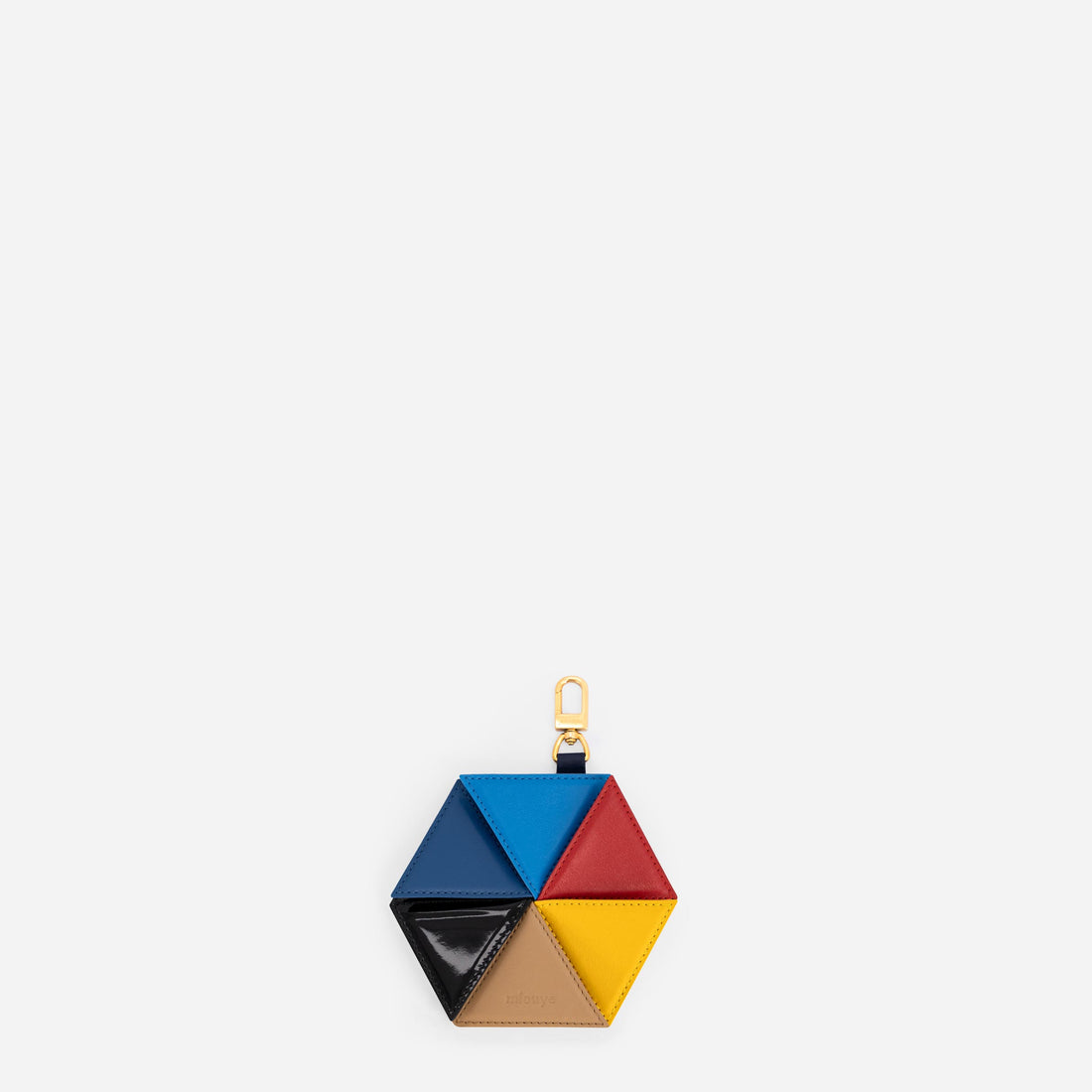 Hexagon Charm in Mondrian