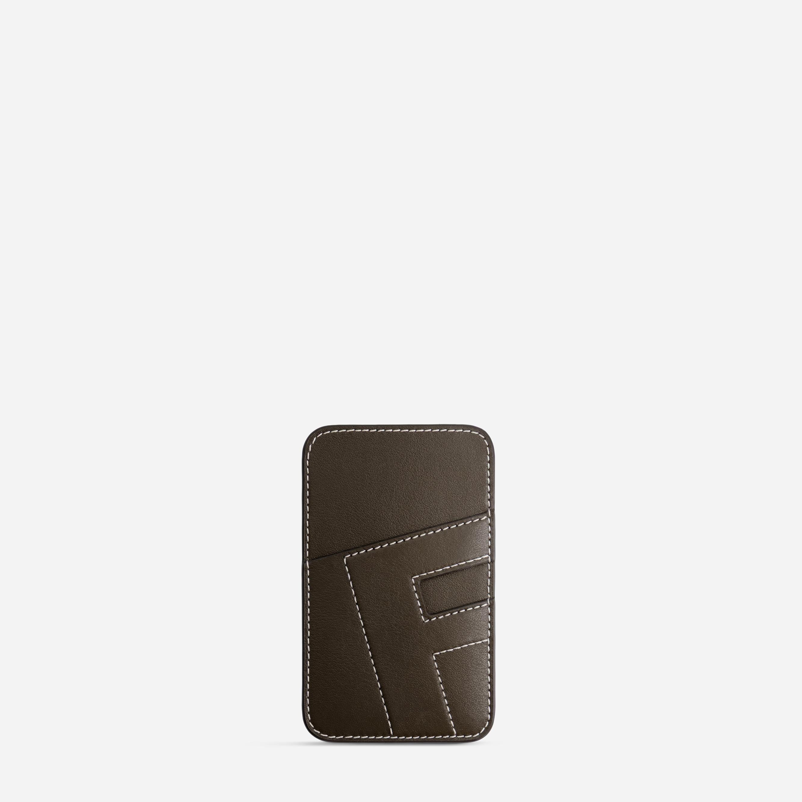 Cardholder F - Truffle Green