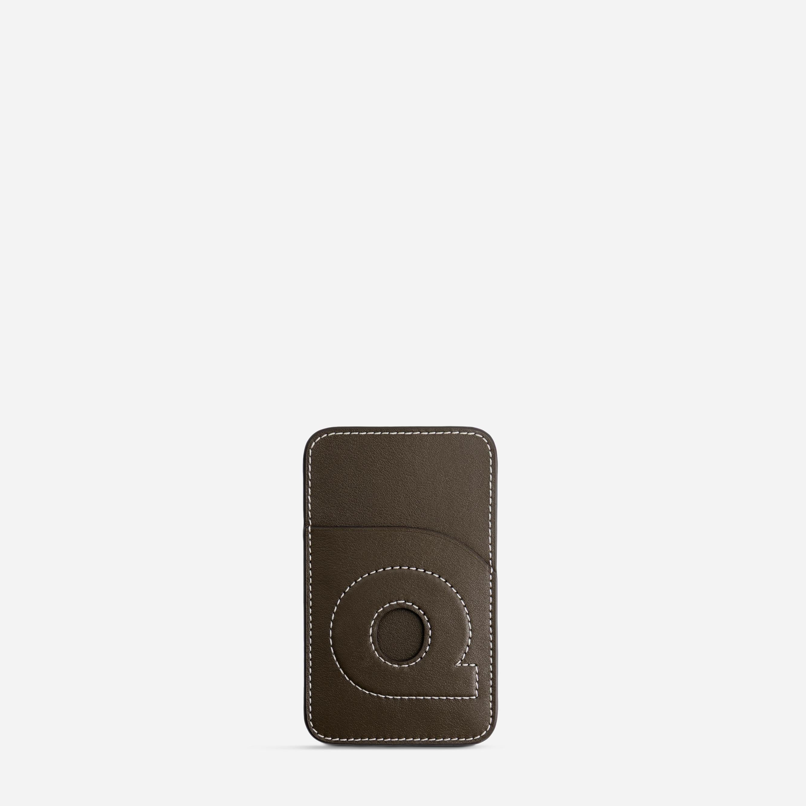 Cardholder Q - Truffle Green