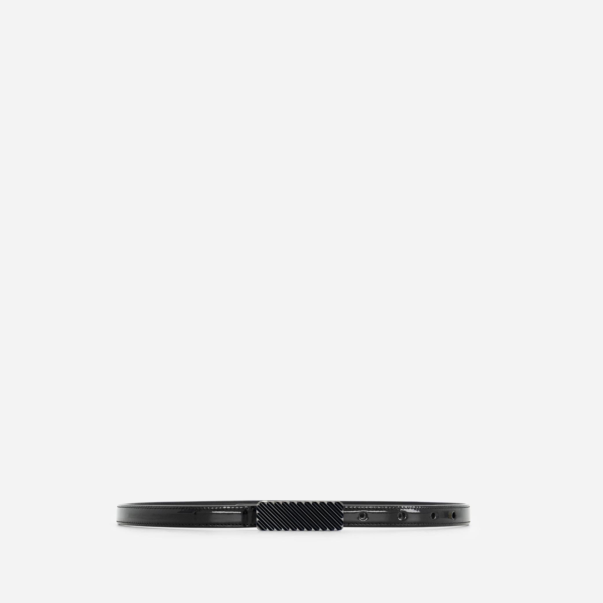 Isla Belt - Patent Black