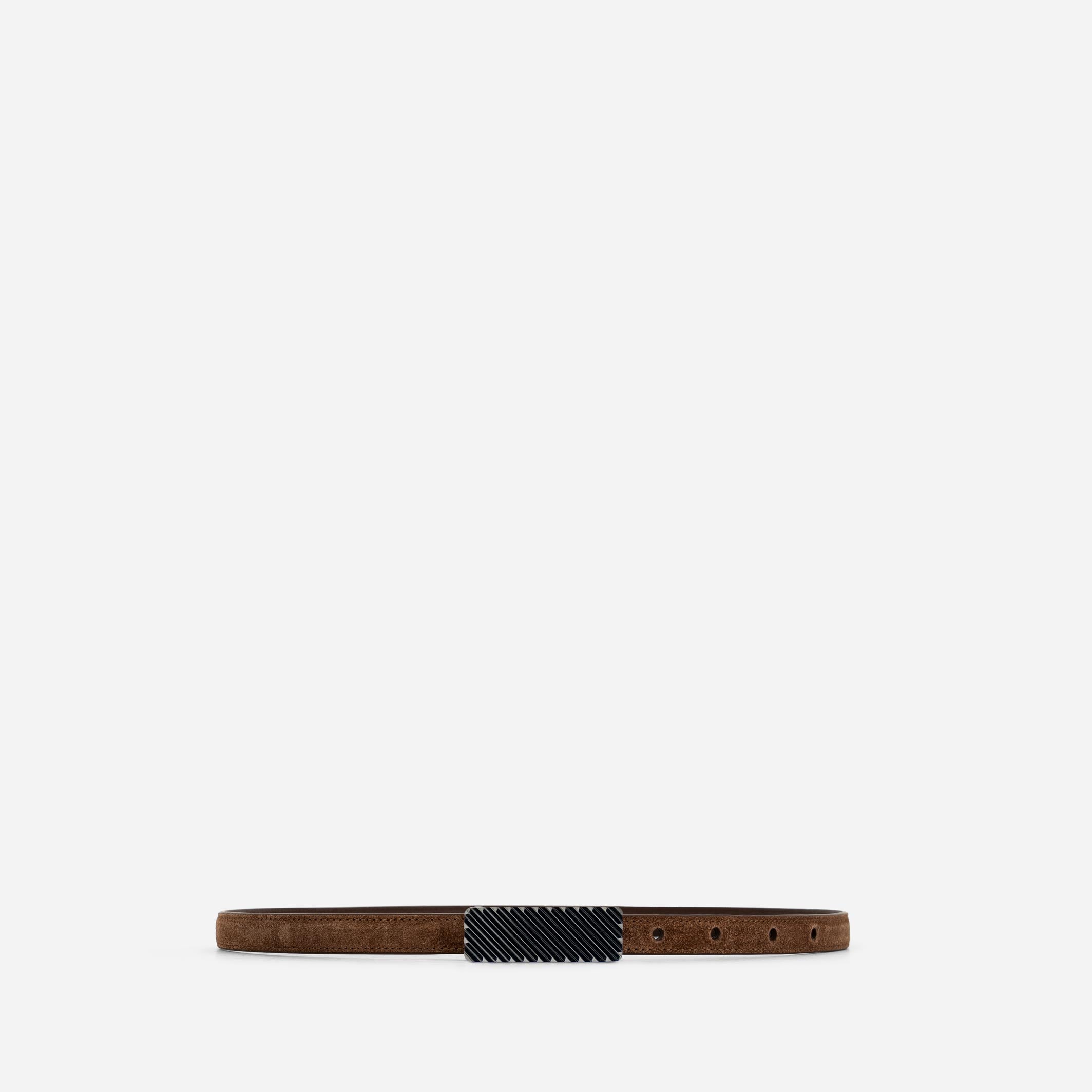 Isla Belt - Suede Espresso