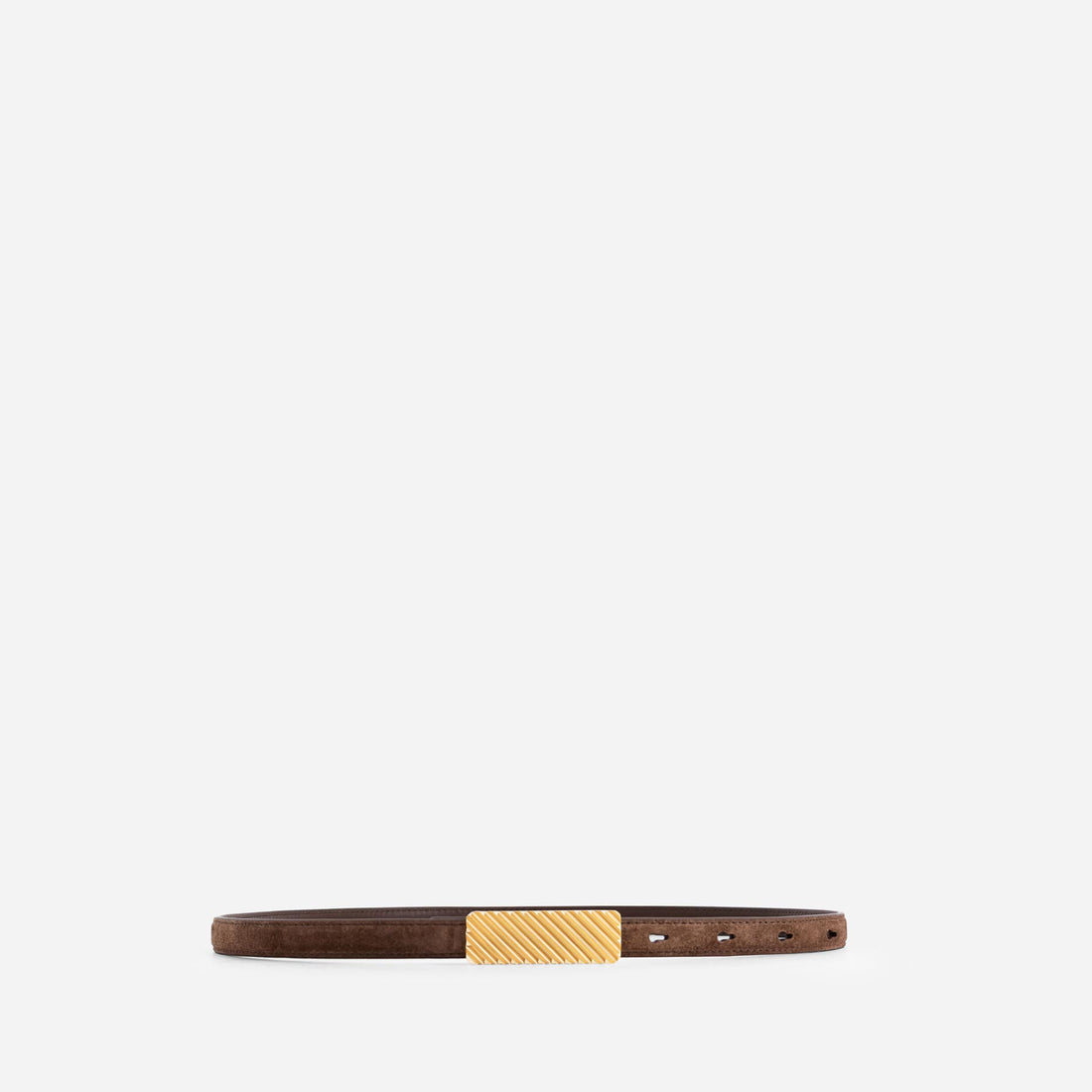 Isla Belt in Suede Espresso