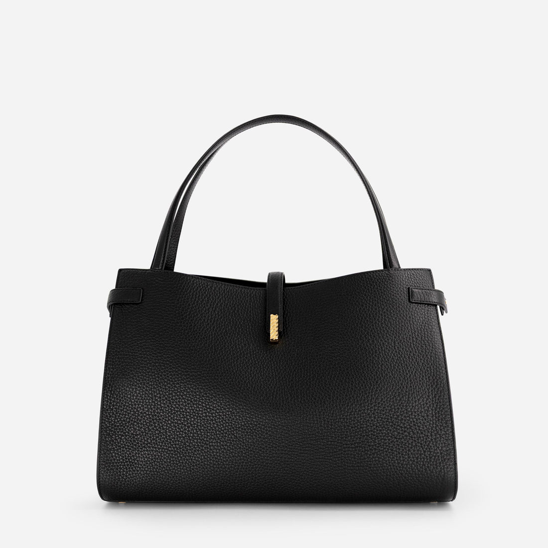 Isla Tote in Grained Black