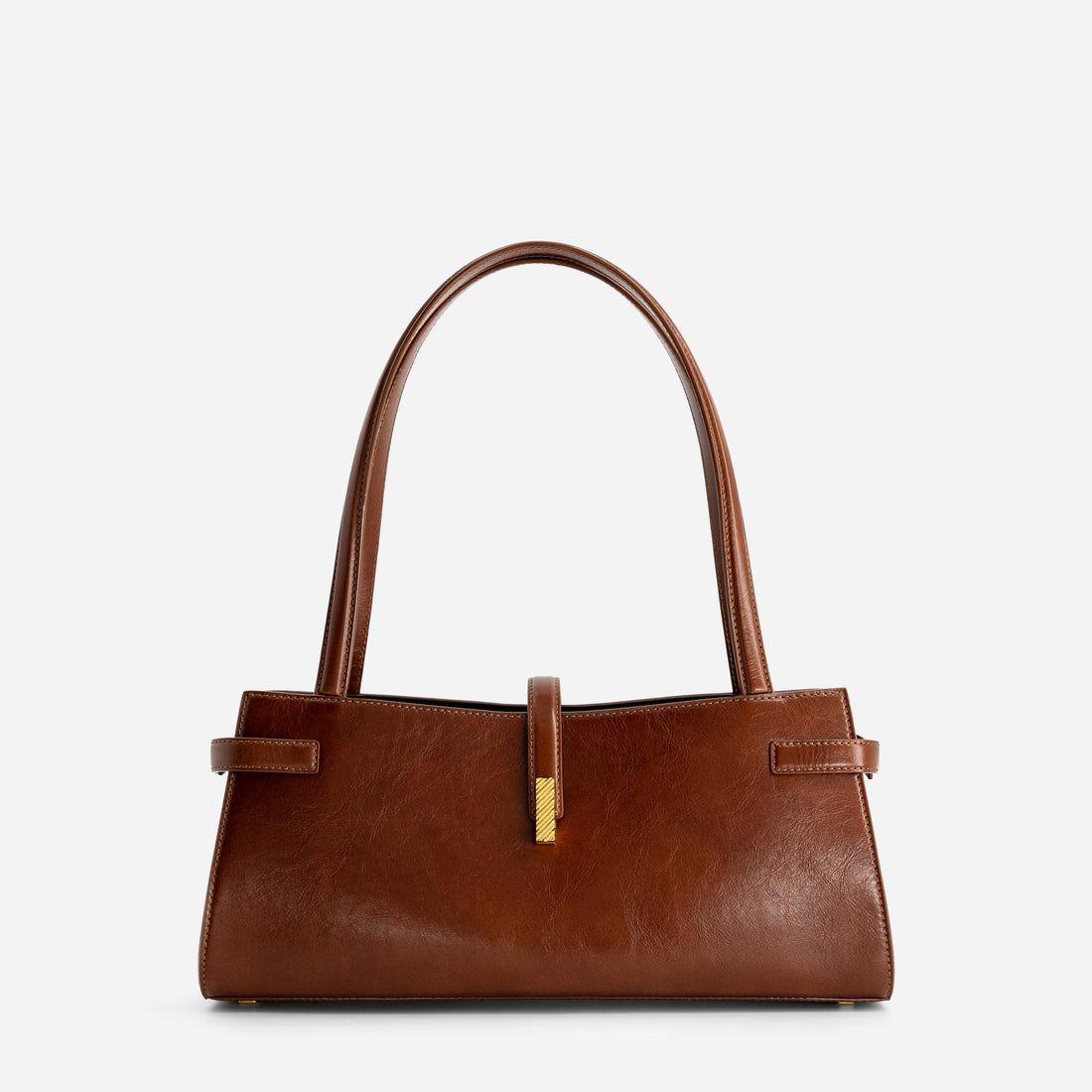 Isla Wide Tote in Crinkled Pecan