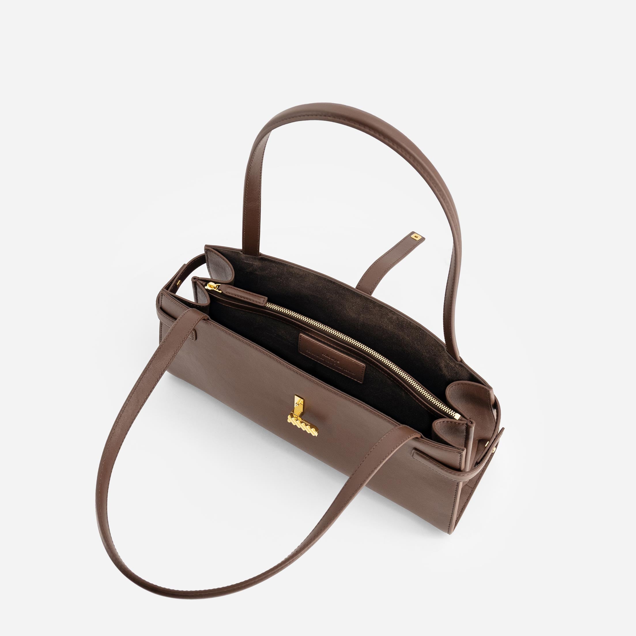 Isla Wide Tote - Espresso