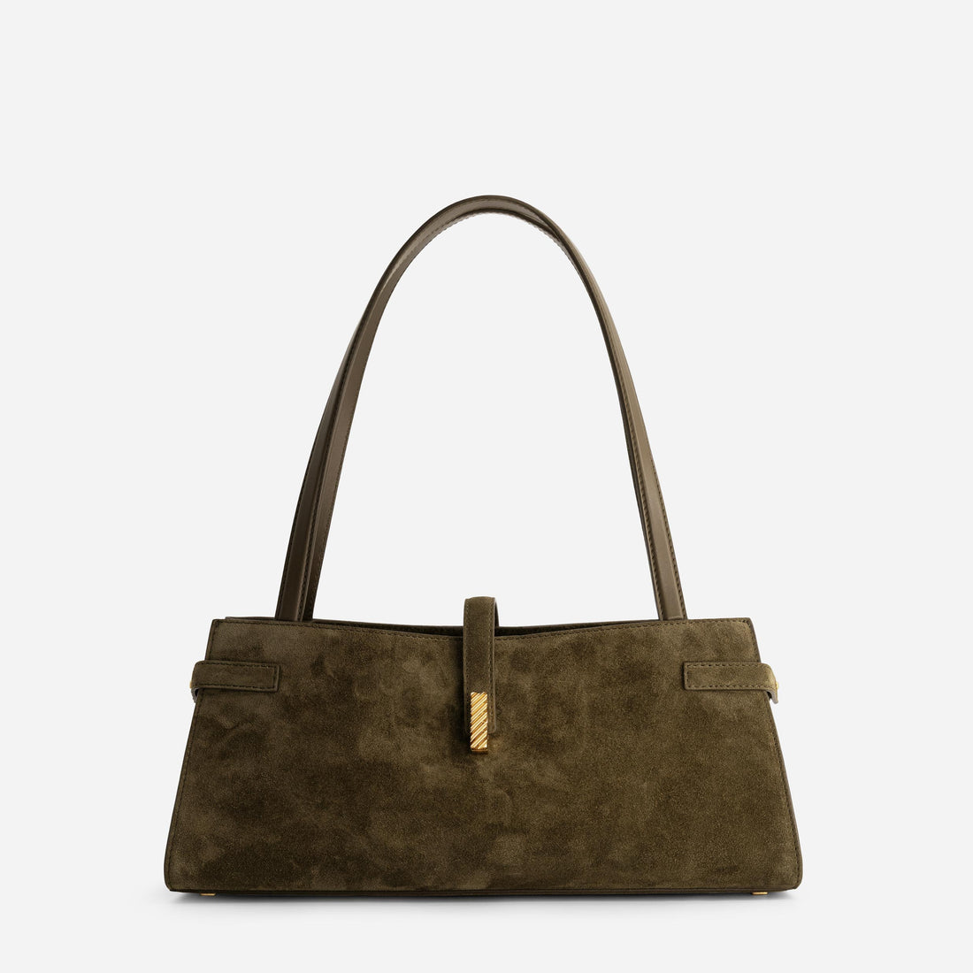 Isla Wide Tote in Suede Moss