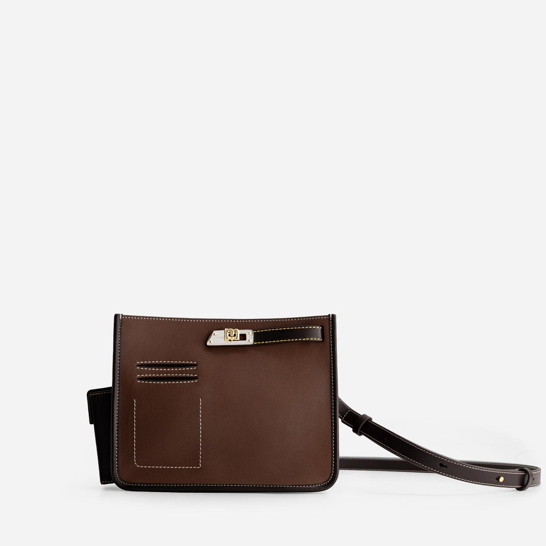 Juno leather bag in Silk Espresso