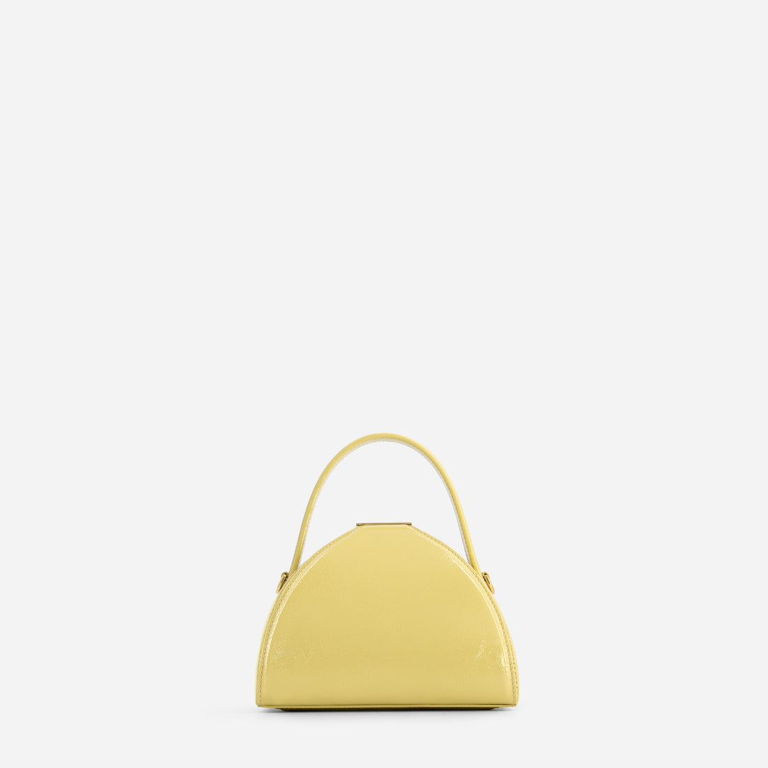 Mini Pandora leather bag in Mermaid Yellow