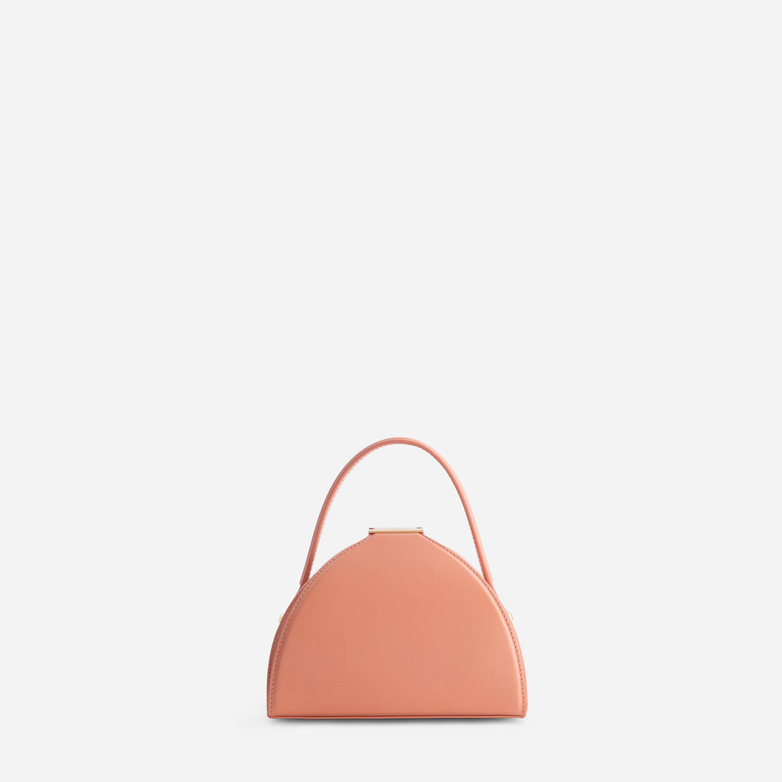 Mini Pandora leather bag in Peach