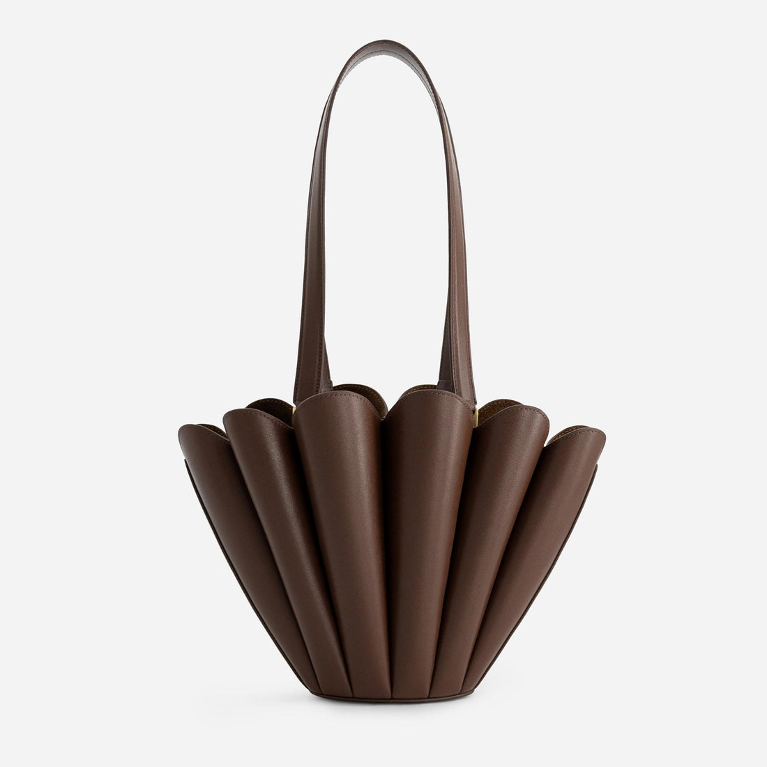 Mini Seashell Tote in Espresso