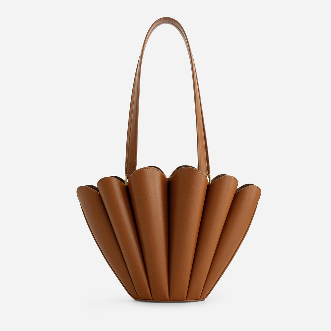 Mini Seashell Tote in Tan