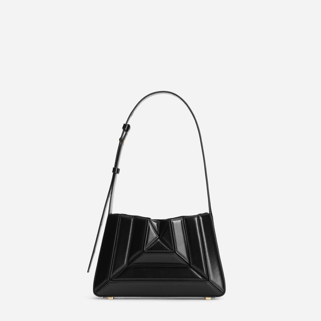 Mini Sera Éclat leather bag in Black